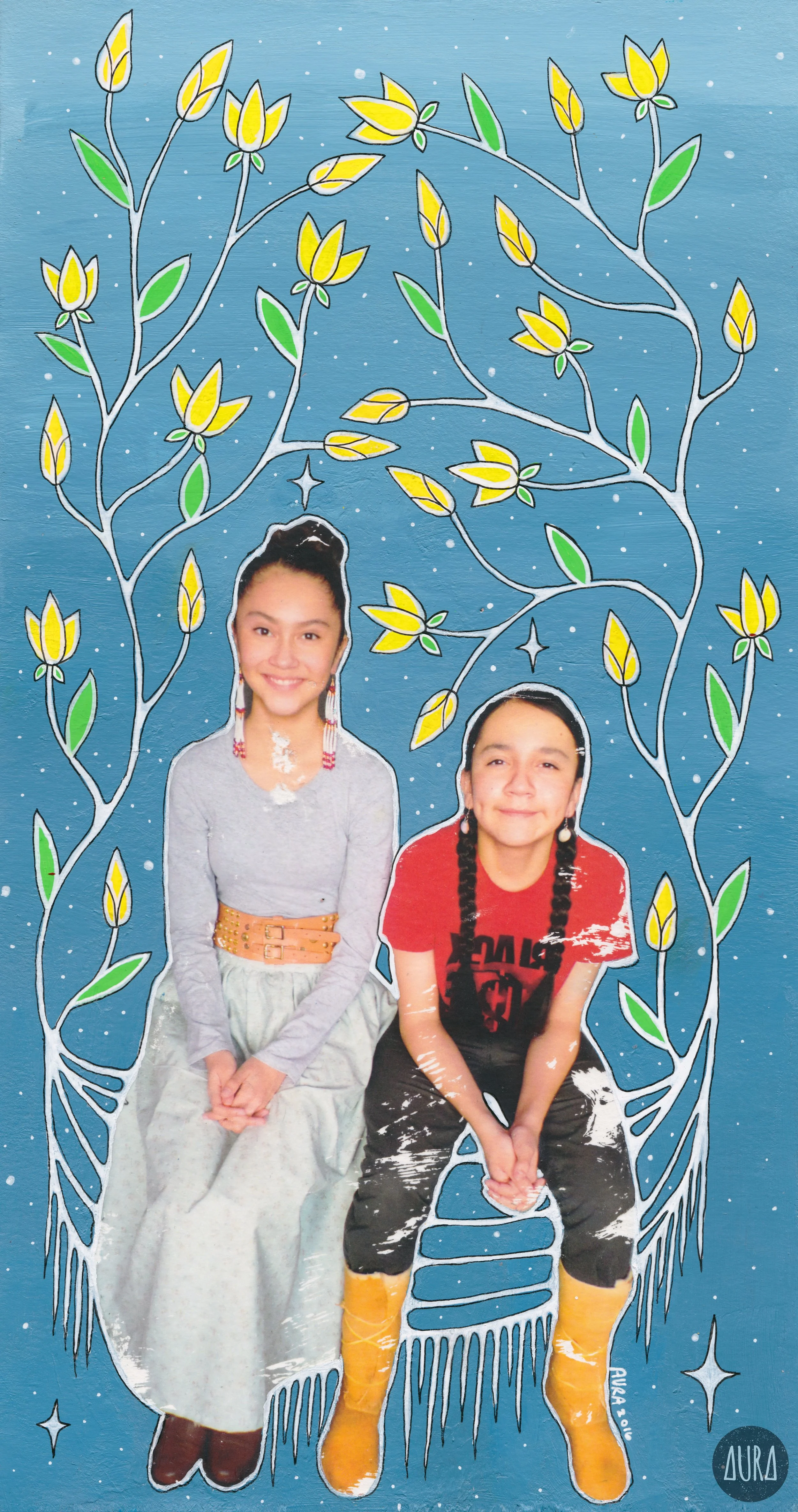 "Our children are proud Cree/Mexika from Sweetgrass First Nation in SK, and they're our world!" - Mexika Designs