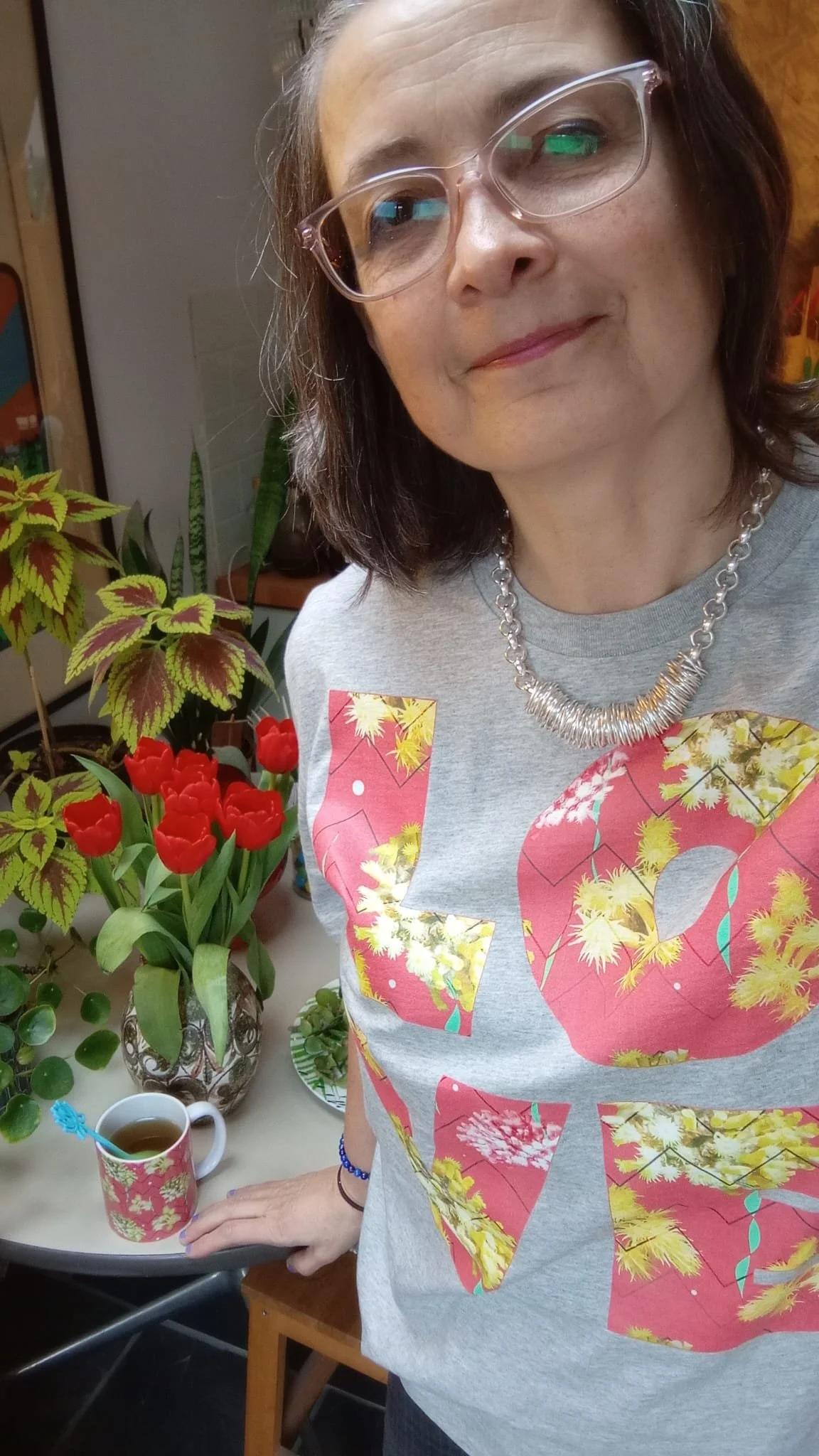 Typographic organic cotton T-shirts