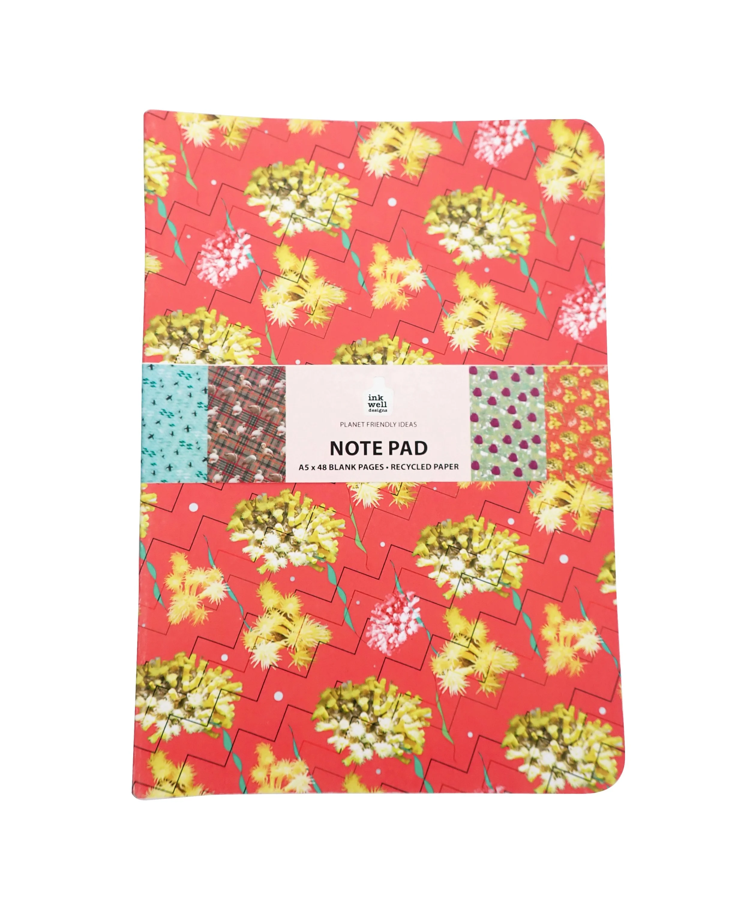 Friendly Anemones A5 note pad