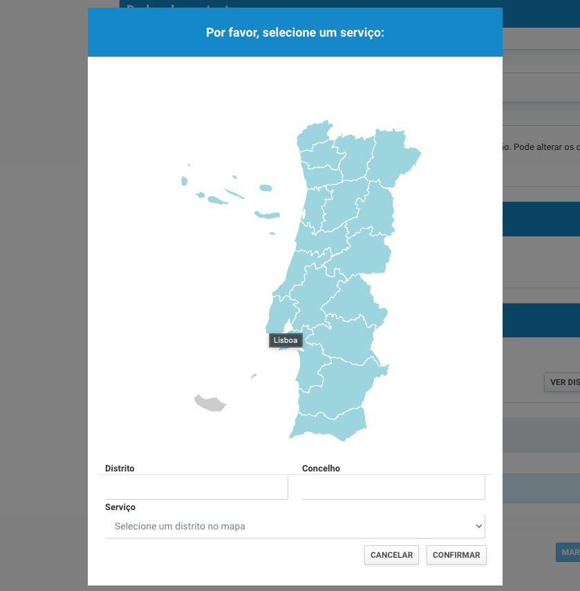 Finanças office map