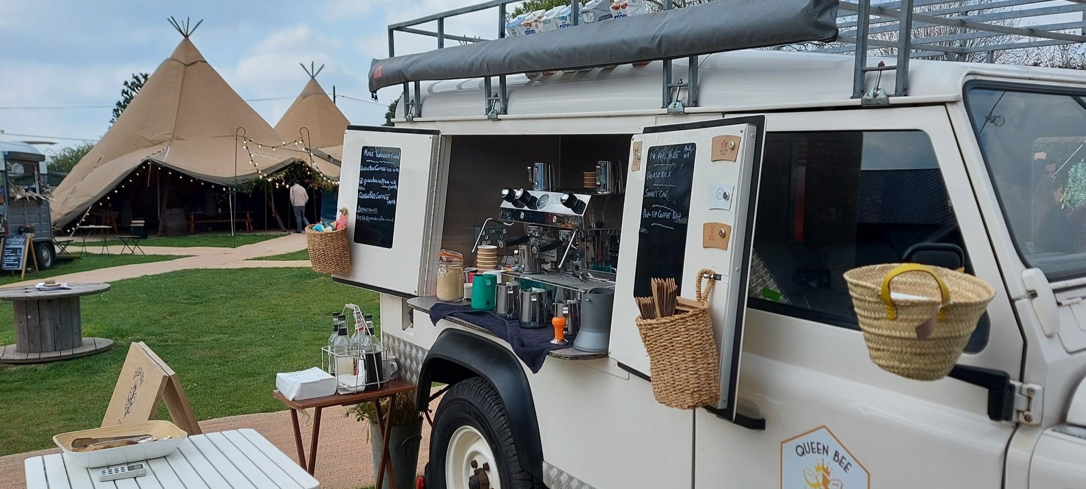 Mobile Land Rover Coffee in Suffolk