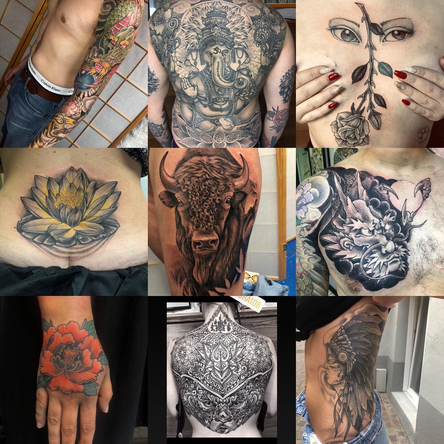 Merci a tous pour cette merveilleuse ann&eacute;e 2019! J&rsquo;esp&egrave;re que 2020 soit aussi pleine de bonheur et de rencontre.
&Agrave; bient&ocirc;t et profitez bien.!!! @goldenmandalatattoo @goldenmandalapiercing #sion #siontattoo #valaistatt