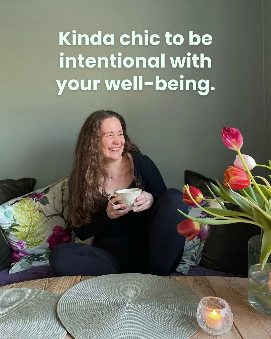 Kinda chic to build a life that feels good. And even chicer to be intentional about it. ✨