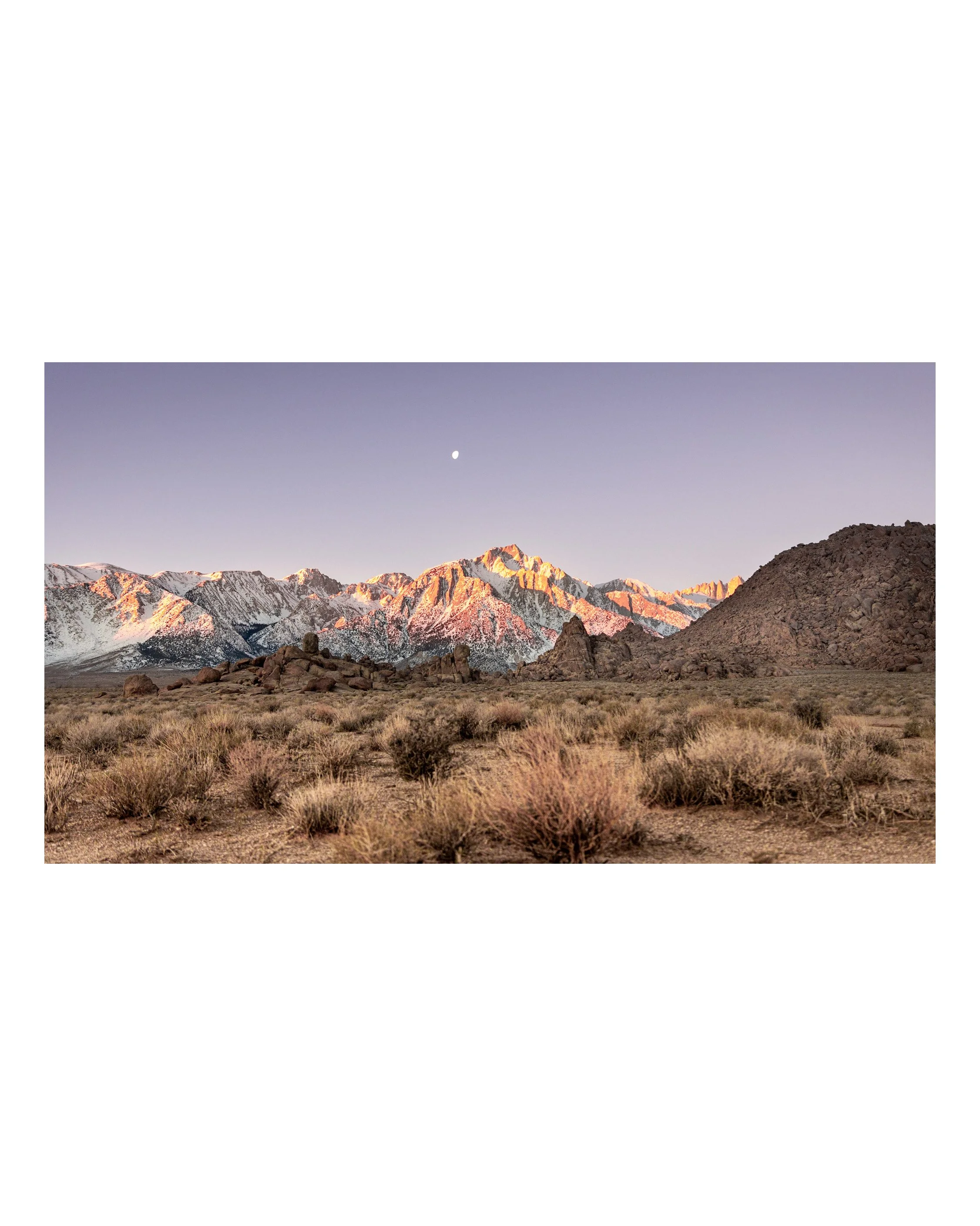 Sunrise on the Eastern Sierra 