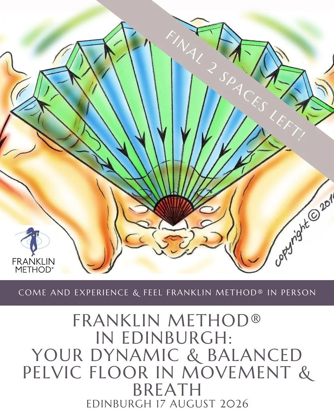🏴󠁧󠁢󠁳󠁣󠁴󠁿Just 2 spaces left for my Franklin Method&reg; Immersive in Edinburgh this weekend! 🏴󠁧󠁢󠁳󠁣󠁴󠁿

This is a chance to work closely with me in a small, supportive group which is my way of working so everyone is involved.  Ask questions