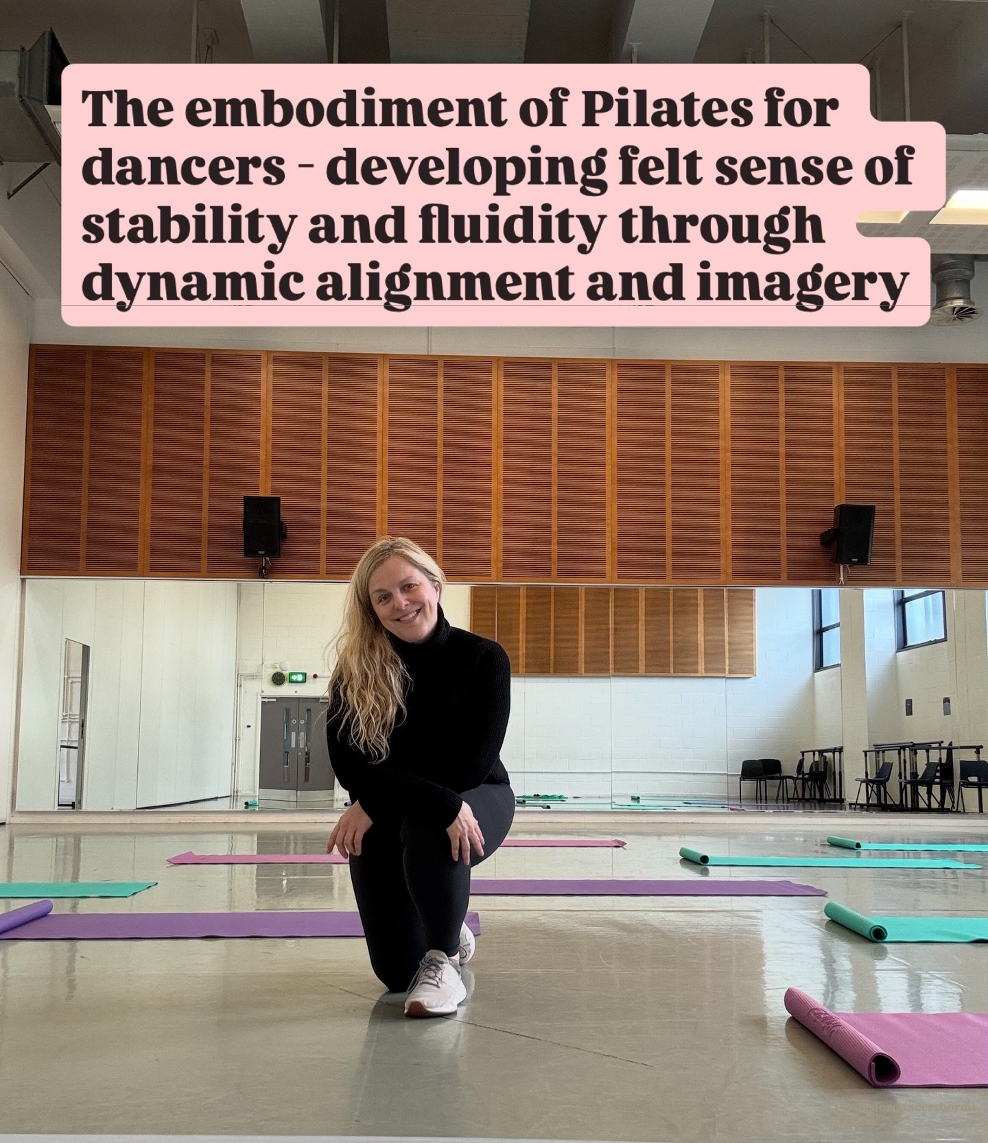 Today working with our dancers at Fabric CAT working on felt sense and embodiment of our ribs and dynamic movement as well as stability.  This is such an important tool for dancers to have - their repetitive movements result in overuse of many areas 