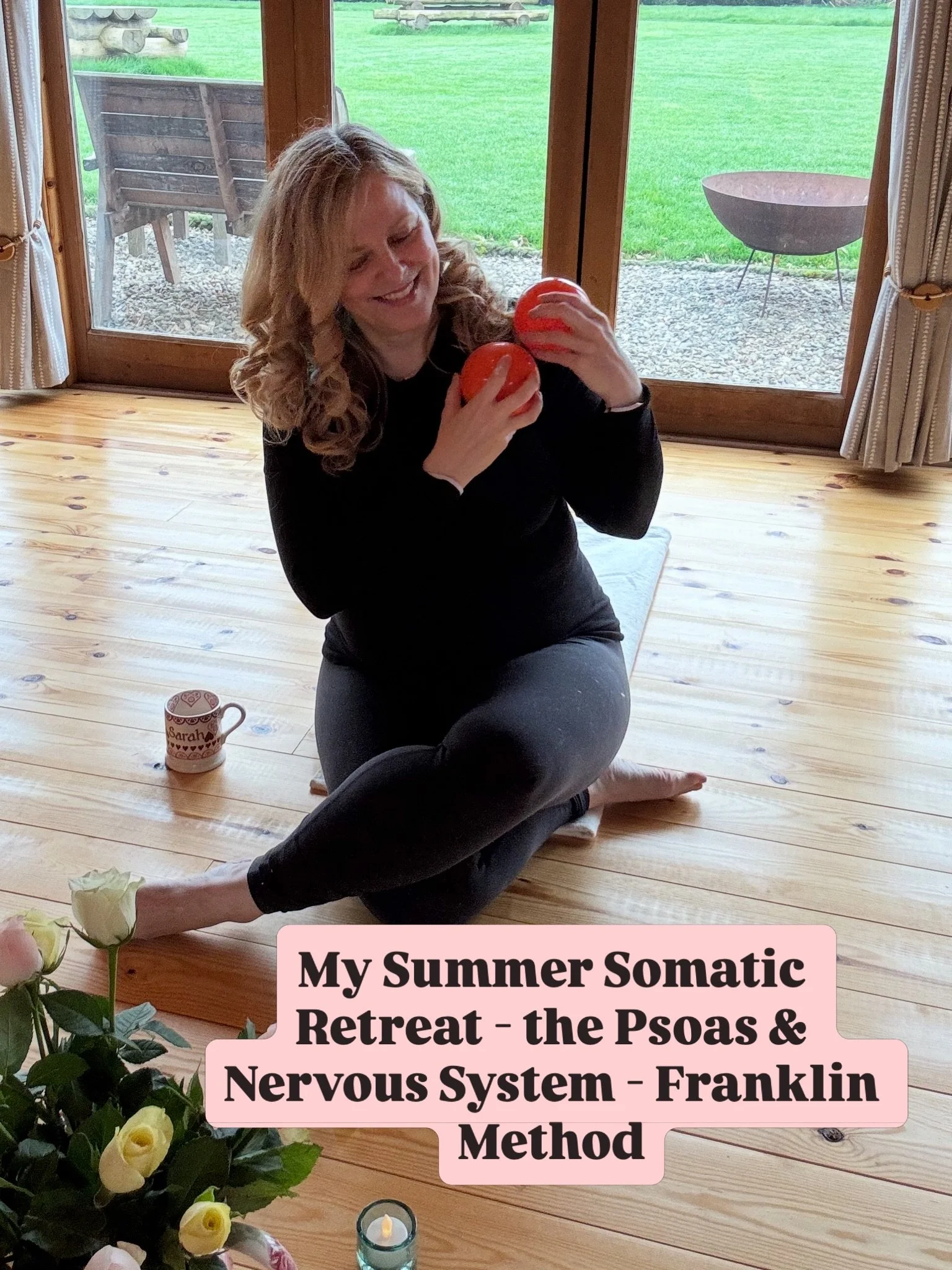Summer days&hellip;.

A small day in Shrewsbury on June 7th - for 4 people, a quiet garden room, and a full day exploring the psoas and nervous system through Franklin Method&reg; imagery and movement.  It&rsquo;s a deep dive into the world of regula