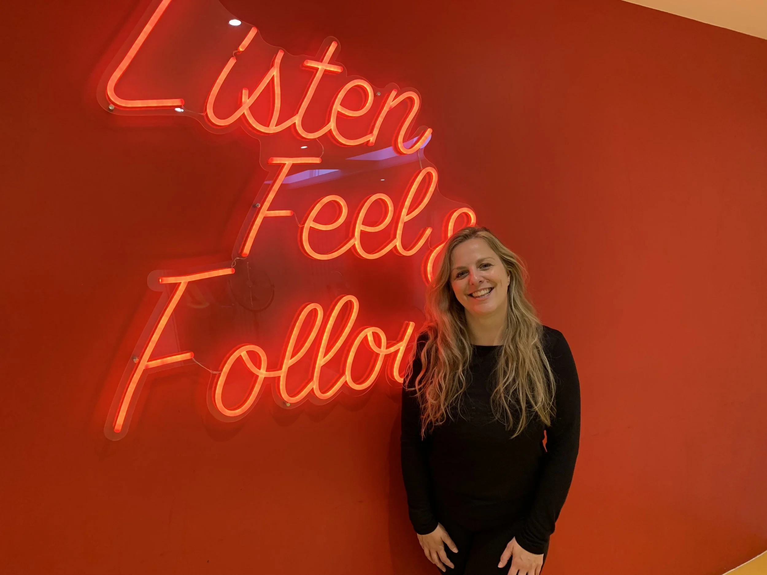 Roots in the Heart of London: Danceworks, 2018.  Where it all began. This moment at the iconic Danceworks London, 2018 captures the early days of my 'Pelvic Power' workshops and the original home of my Franklin Method® classes so long ago. The neon s