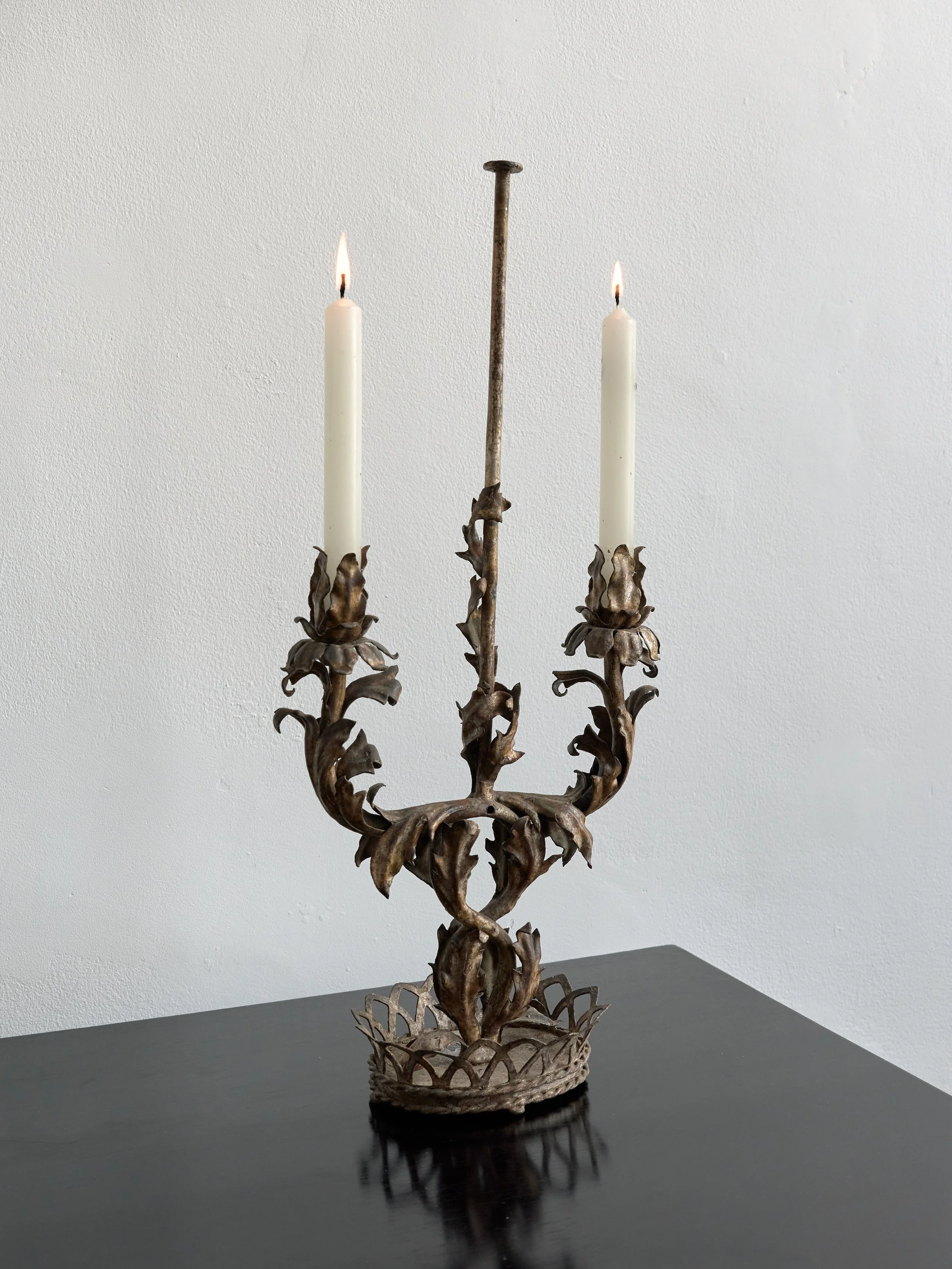 Hand Forged Iron Candelabra