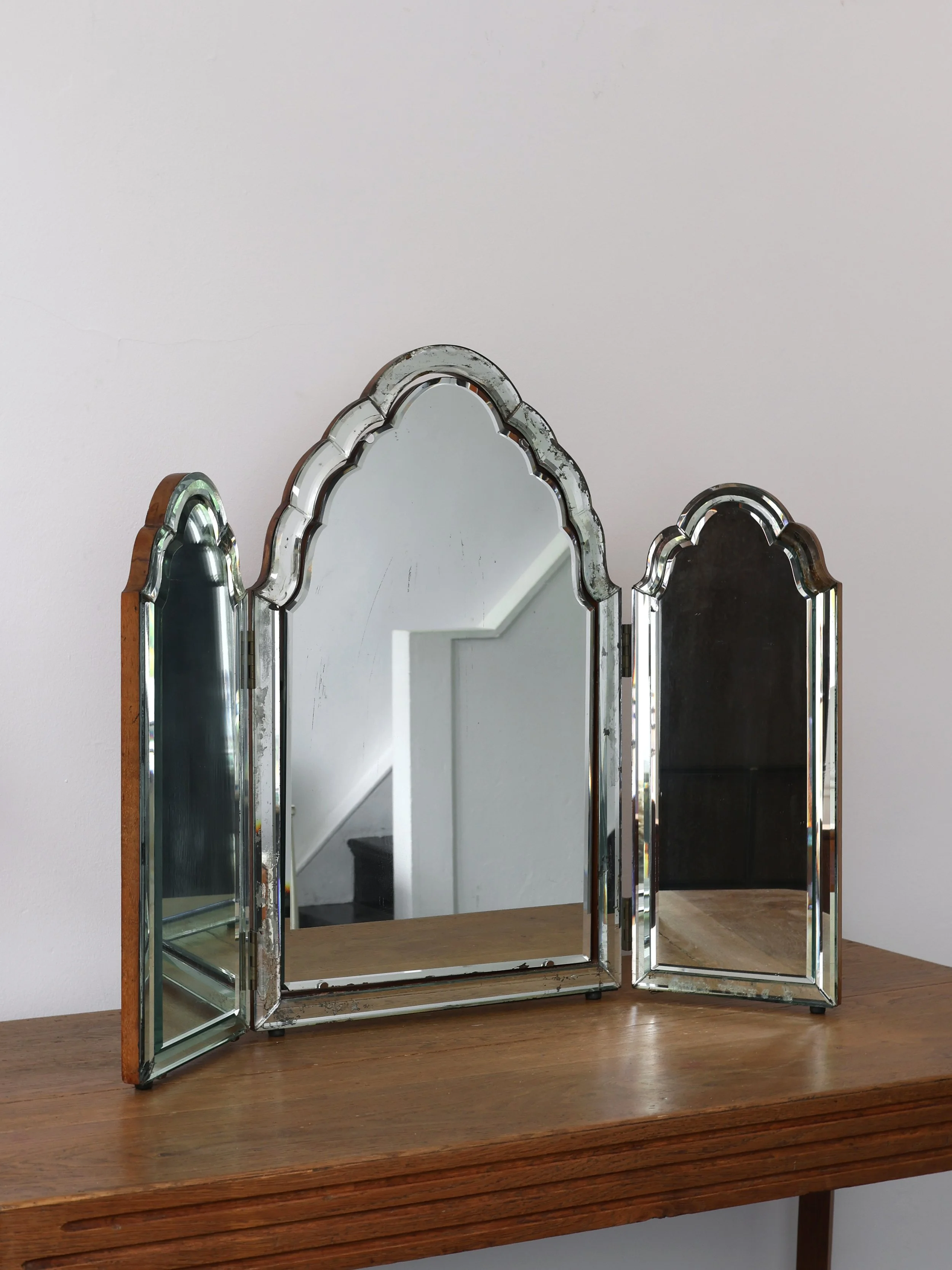 Triptych Vanity Table Mirror
