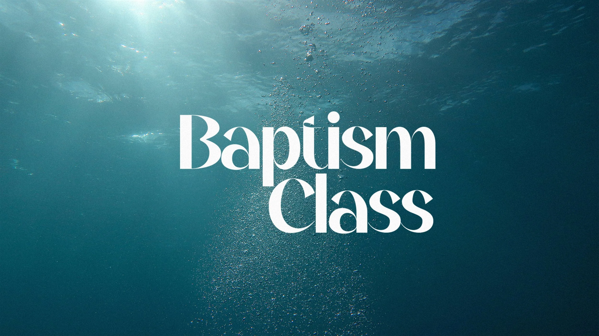 Baptism Classes