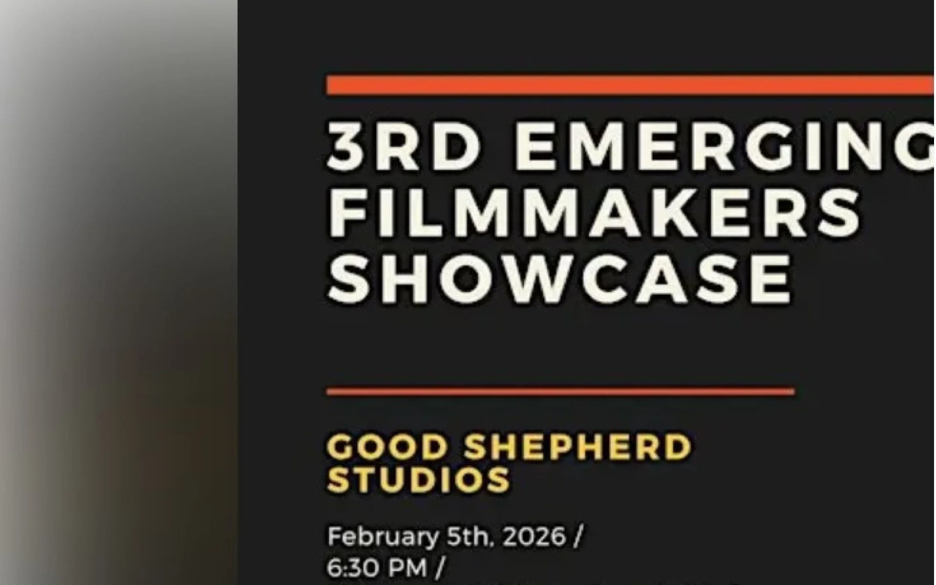 3rd Emerging Filmmakers Showcase