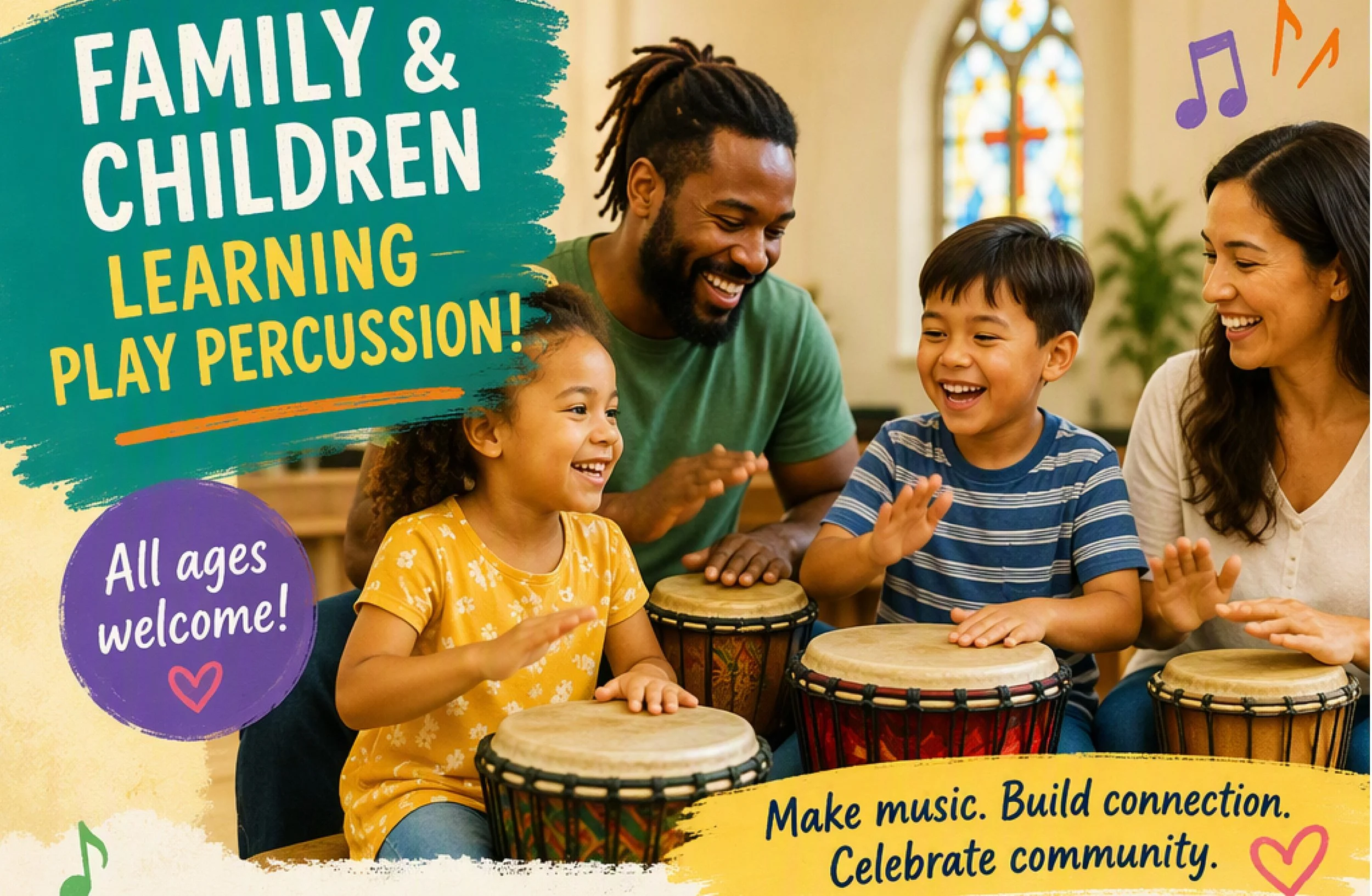 Play Percussion Family Workshop (Fun Instrument Workshop) 