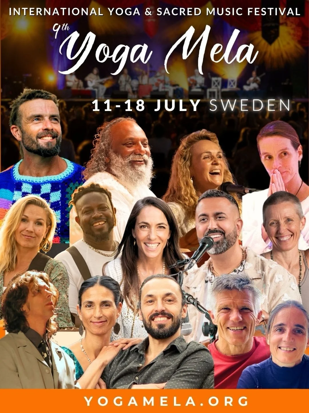 Join us at Yoga Mela, 11 - 18 July

For program &amp; tickets: 
https://yogamela.org

@yogamelafestival 

@aykanna 
@mirabaiceiba 
@sacredearthmusic 
@mcmorrowbrenda 
@kiamilleryoga 
@xavierruddofficial 
@radhika_dasa 
@manu_om 
@morethantheatre 
@mu