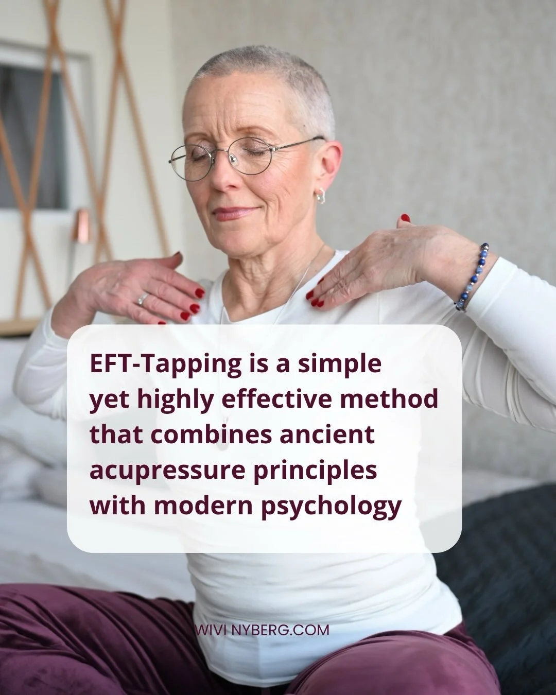 Let Tapping be your first-aid-tool in midlife 🌟

As we age, unprocessed emotions, old beliefs and stress patterns often surface.

Tapping helps you:

💫 regulate your nervous system

💫 release emotional blockages

💫 heal deep inner wounds

💫 redu