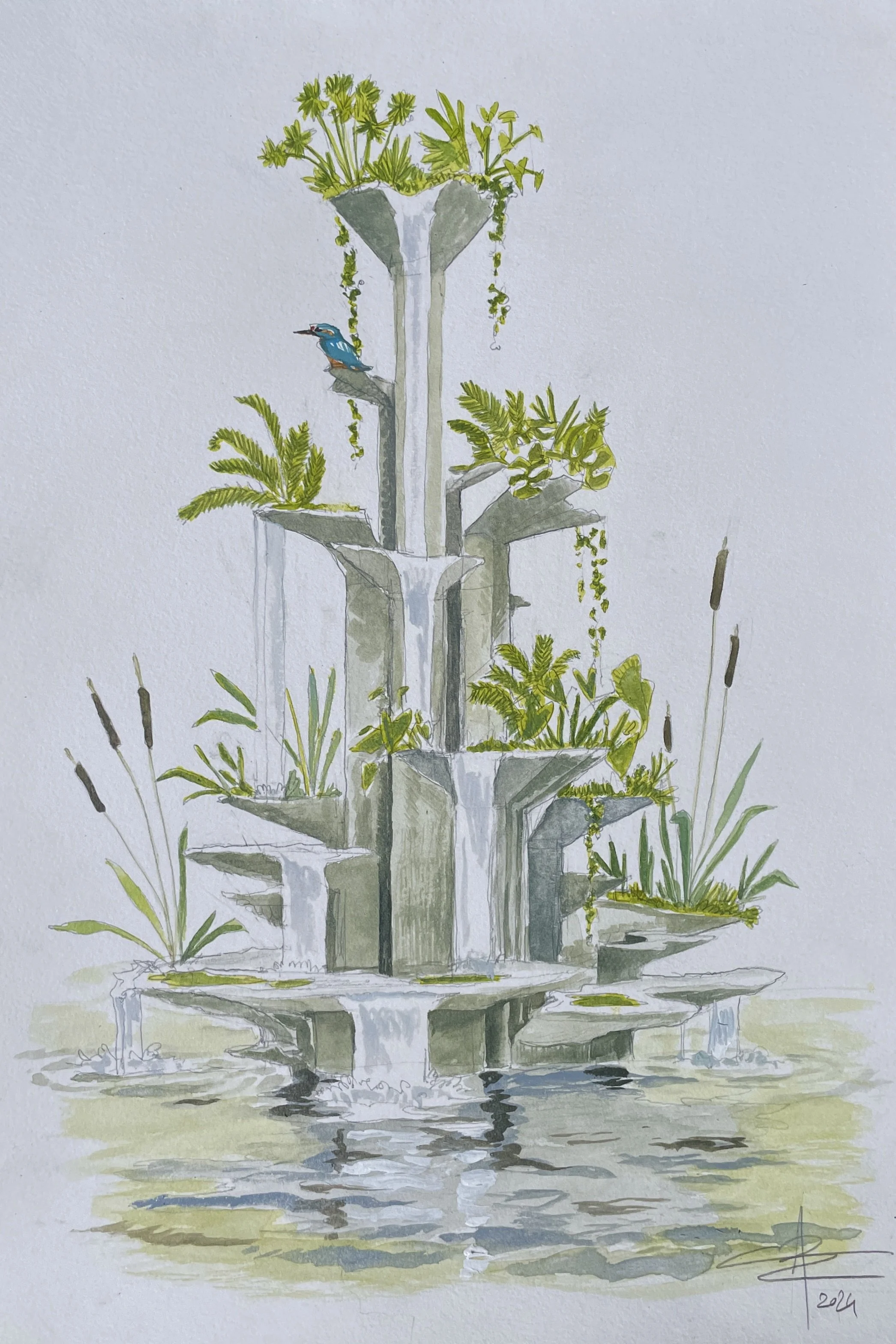 Aquarelle, Axel Champloy