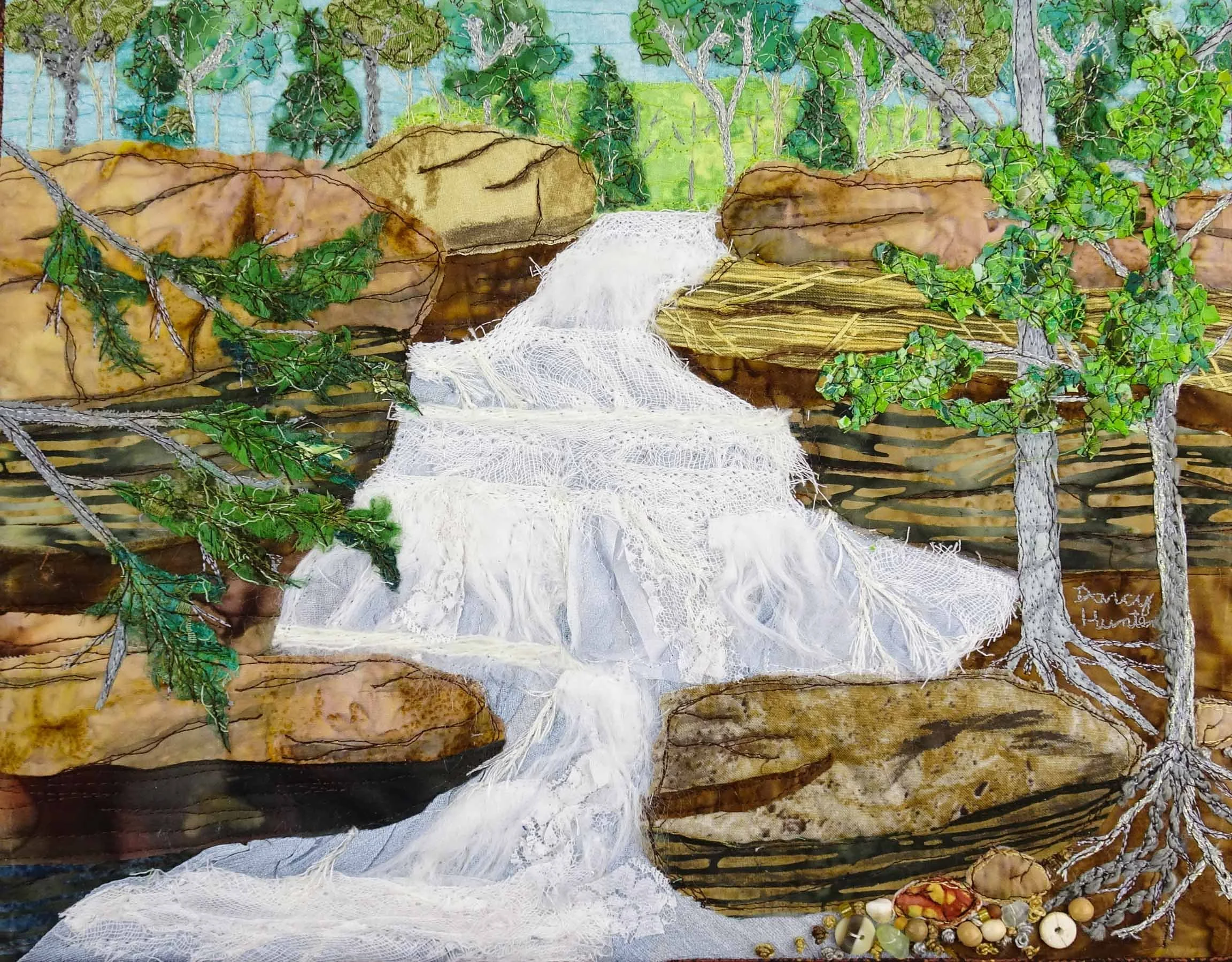 Garden Creek Falls, NB - 11 by 14 inches - $475 CAD