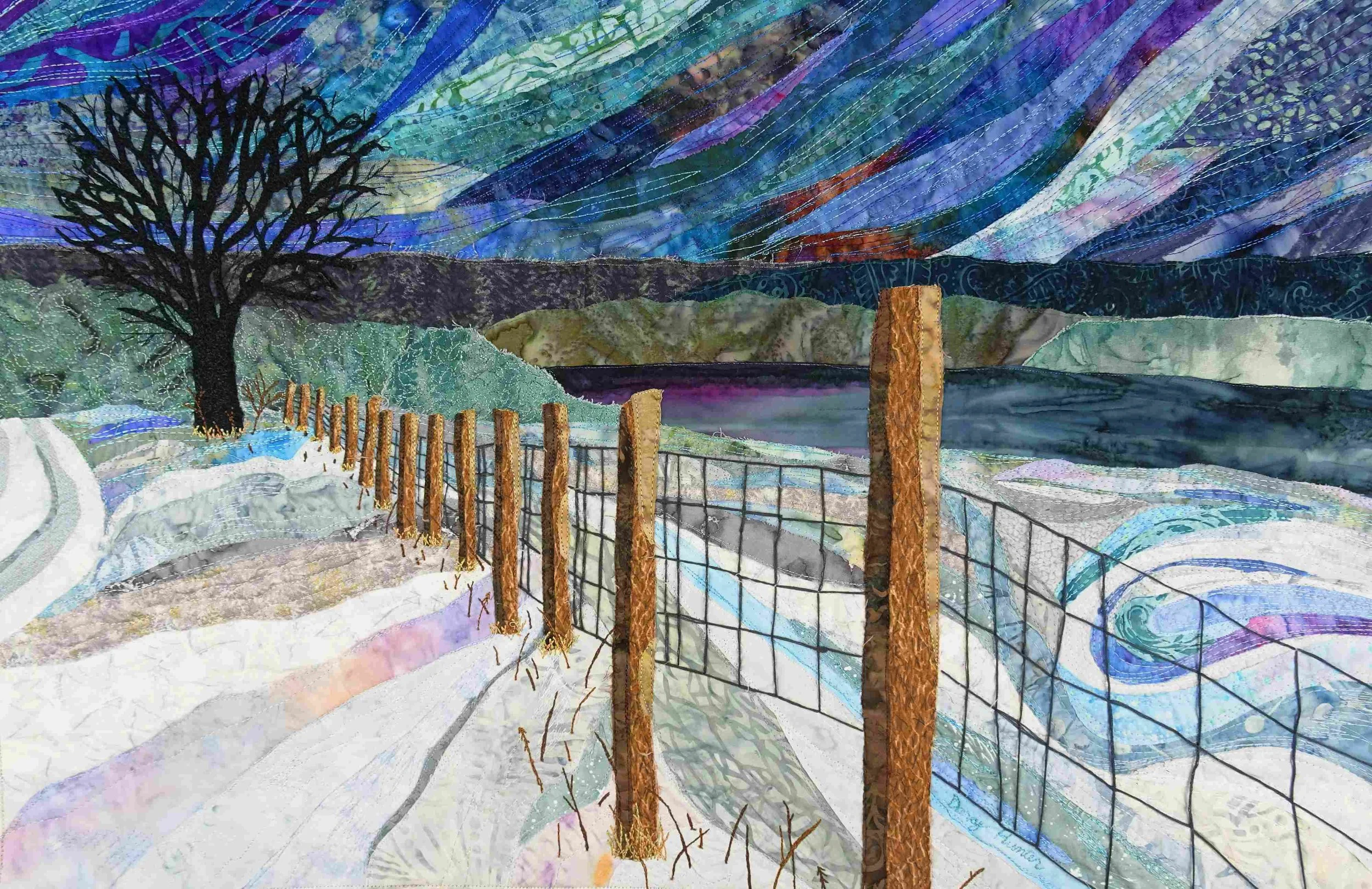 Down the Road - 19 by 30 inches - $2200 CAD