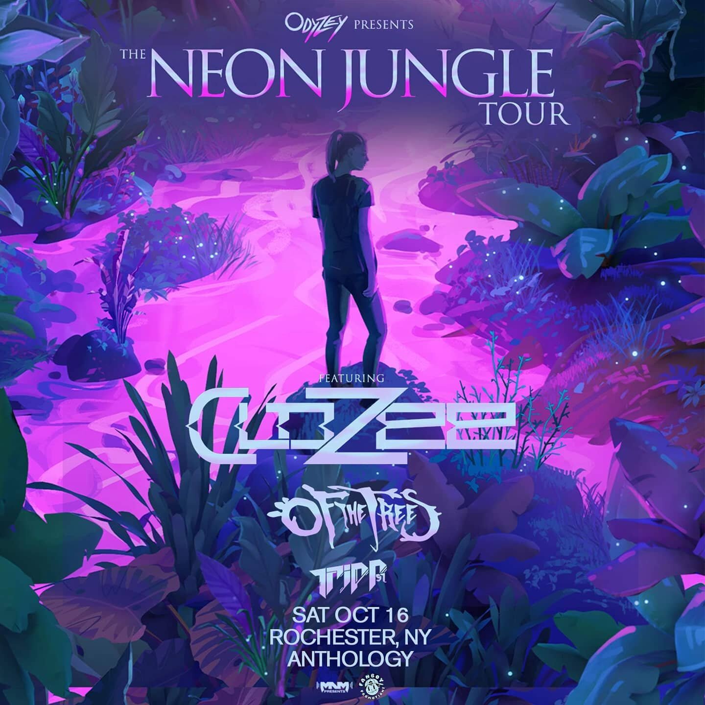 Coming in hot this fall @clozeeofficial w/ @ofthetreesmusic  @tripp_st  Neon Jungle tour! #dubstep #futurebass #rochesterny