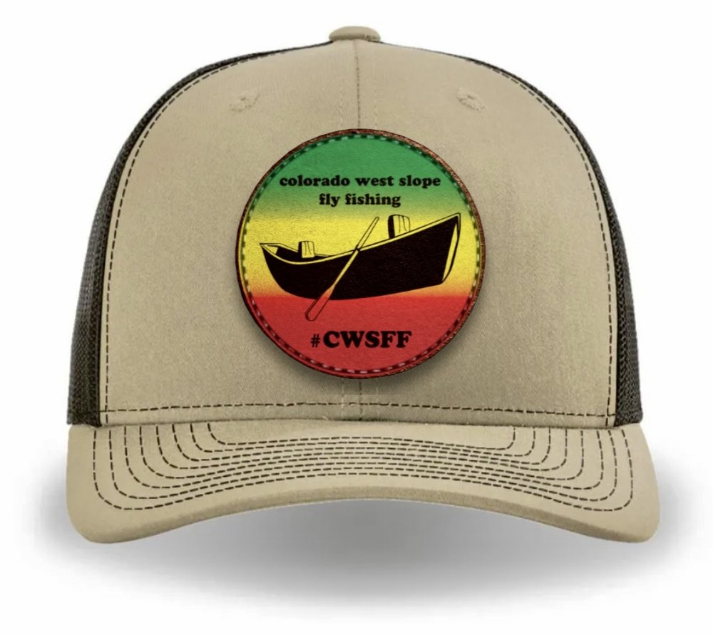 CWSFF Rasta Leather Patch Hat (Four Color Varieties) — Colorado West Slope  Fly Fishing