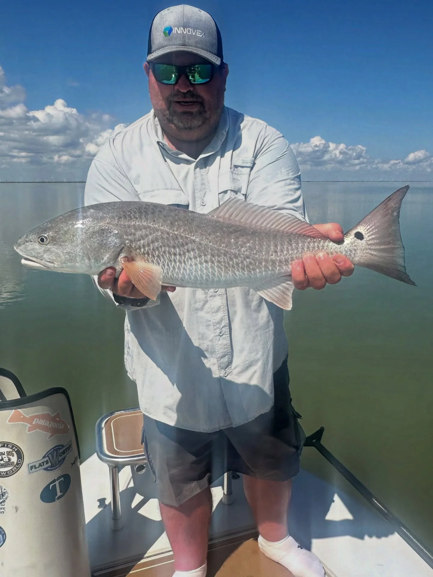 Marcus with a couple nice Reds in Texas 🧂💦 #cwsff #coloradowestslopeflyfishing #nature #smile #travel #flyfishing #fishing #redfish #redfishonthefly #fish #rainbowtrout #beautiful #bassfishing #happy #coloradoflyfishing #fun #texas #flyfishcolorado