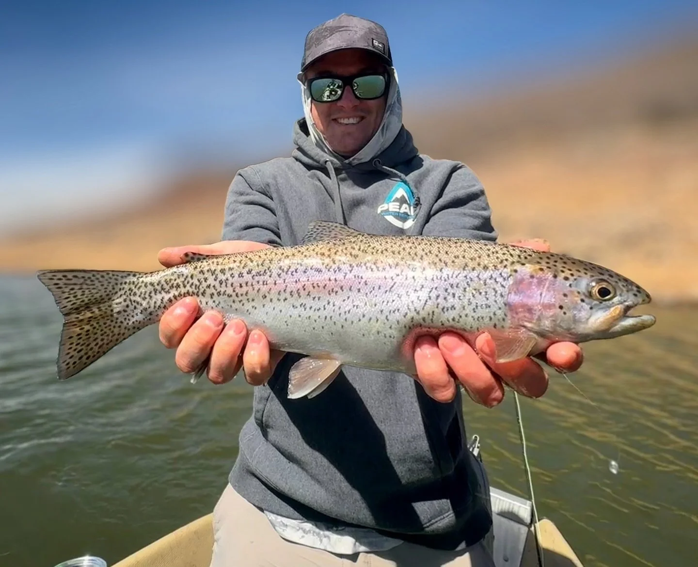 @andrew.huggins.357 &amp; @weber27 with some great fish to the boat 🛶 From first fish on the fly rod ever for Russell to a wonderful day meeting and hanging out with new friends 🙌 Fun all the way around the lake with @coloradowestslopeflyfishing 💦