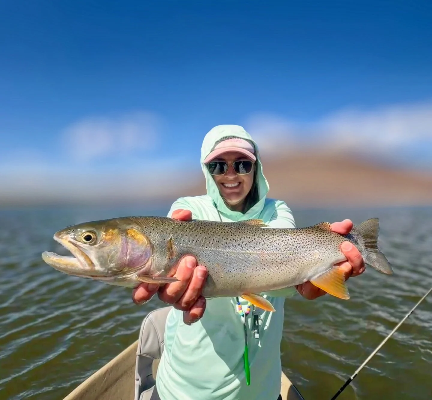 @jstollco having a day on some stillwater with some sweet fish 🐟 with @coloradowestslopeflyfishing ~ Way to go 👏 Some great fishy fights 🥊 that definitely bent some 6️⃣ weights and challenged us to keep the big ones on 🎣 @scottflyrods @jeffmckenn