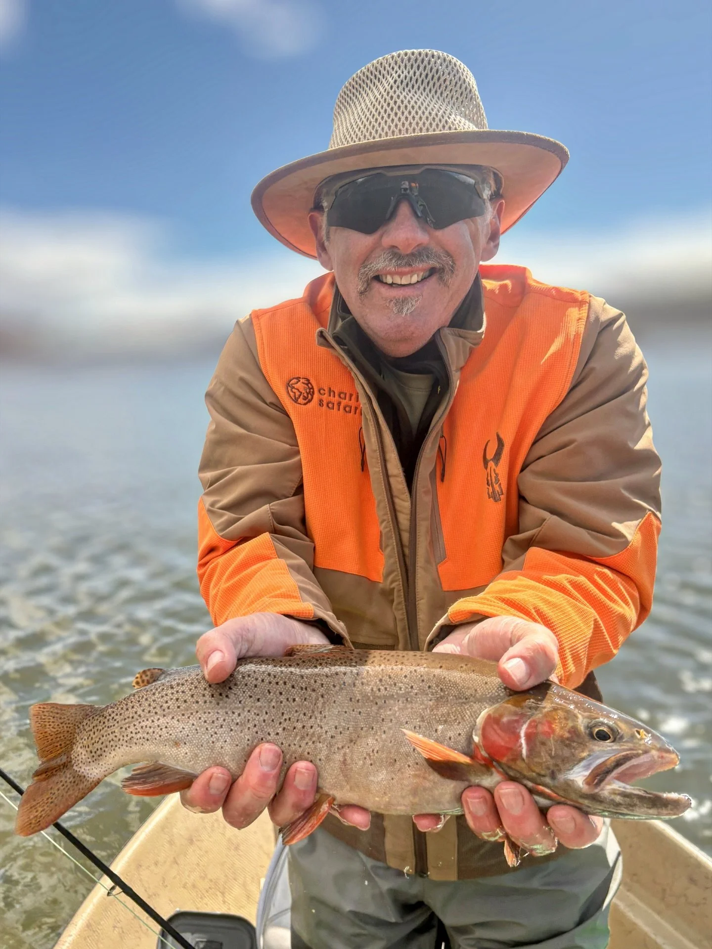 Some great fish and big smiles with Rick &amp; Cody - We may have been blown 💨 off the water this day, but we made it count while we could and then we enjoyed some burgers 🍔 🍽️ 😋 🙏 Thanks for a great day you two! Never know till you go says the 