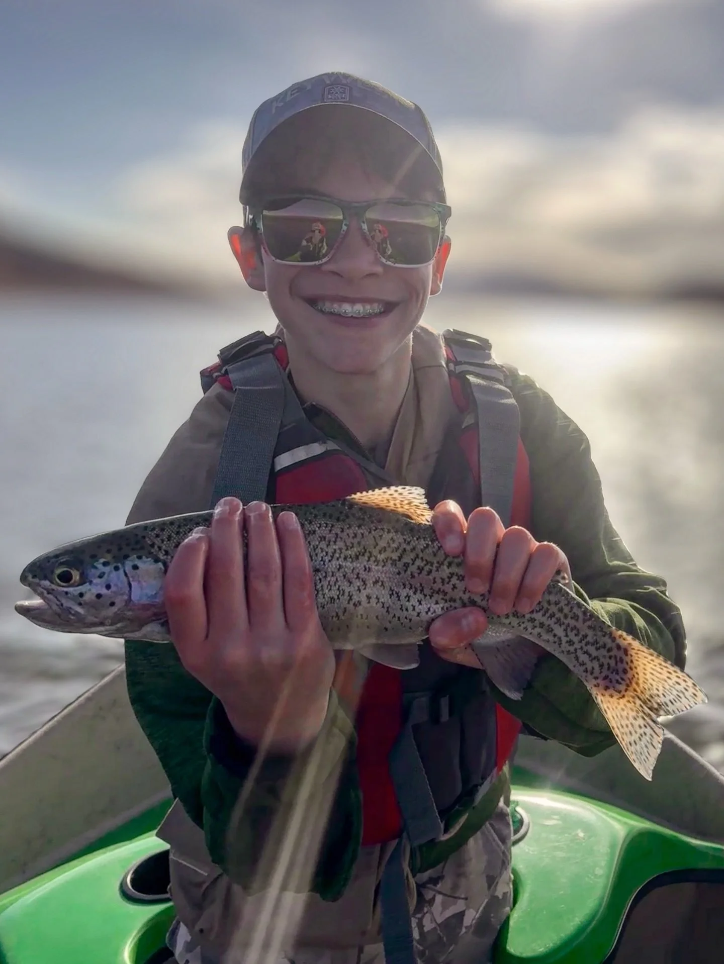 From Jonah&rsquo;s first fish on the fly rod to many more&hellip;this kids smile was perfect 👌 What a day with some great people 😀 Thanks for fishing with @coloradowestslopeflyfishing 💦 🎣 🐟 
@jeffmckenna29flyfishing 🙌 🙏 
&bull;
&bull;
&bull;
&