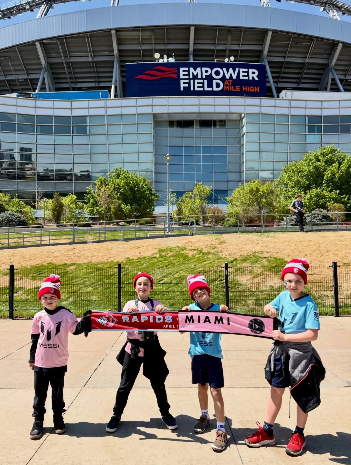 What a game &amp; what an experience with all these boyz&rsquo; in Colorado! So fun 🤩 ⚽️ 🥅 #soccer #memories #family #colorado #fun @mls @coloradorapids @intermiamicf @visitdenver @visitcolorado 👍🙏👏