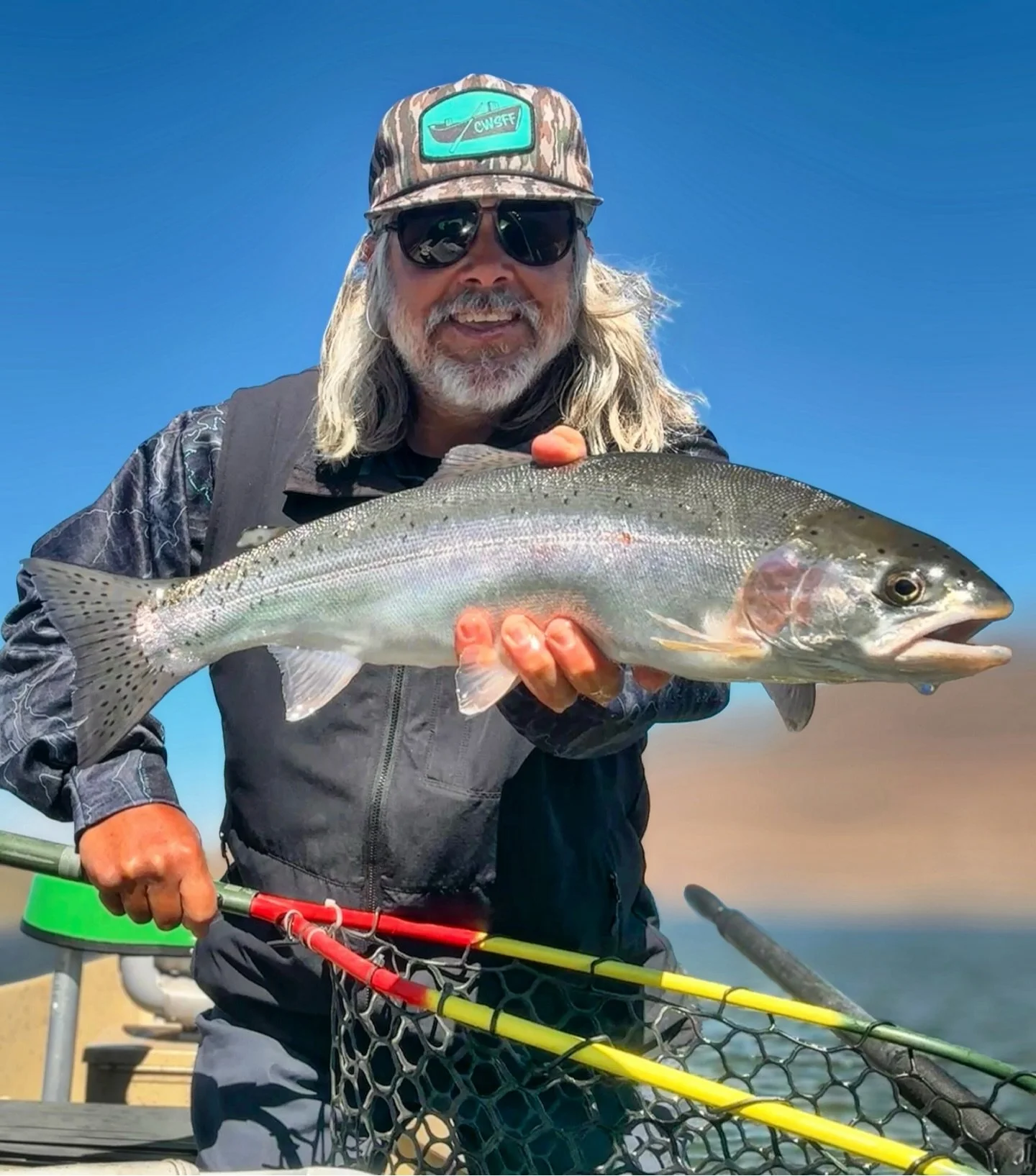 Looked and fought like a steelie!!! Hope you&rsquo;re fishing 🎣 If not, give us a shout ☎️ and let&rsquo;s get you out there soon 🐟 💦 @coloradowestslopeflyfishing @jeffmckenna29flyfishing 🙏 
&bull;
&bull;
&bull;
&bull;
#cwsff #coloradowestslopefl