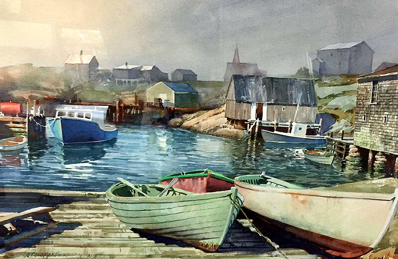 Canadian Fog, Peggy’s Cove