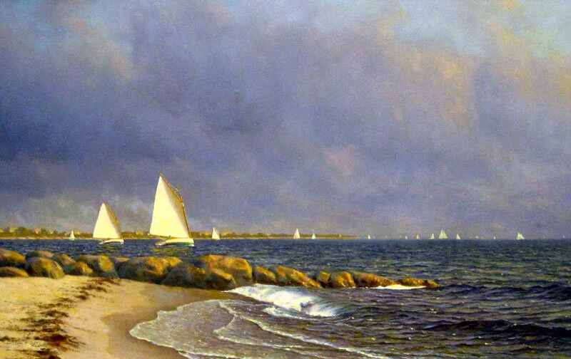 Looking Toward Brewster, Cape Cod