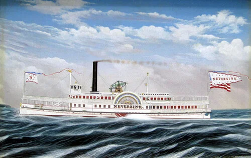 Steamboat Neversink, 1866