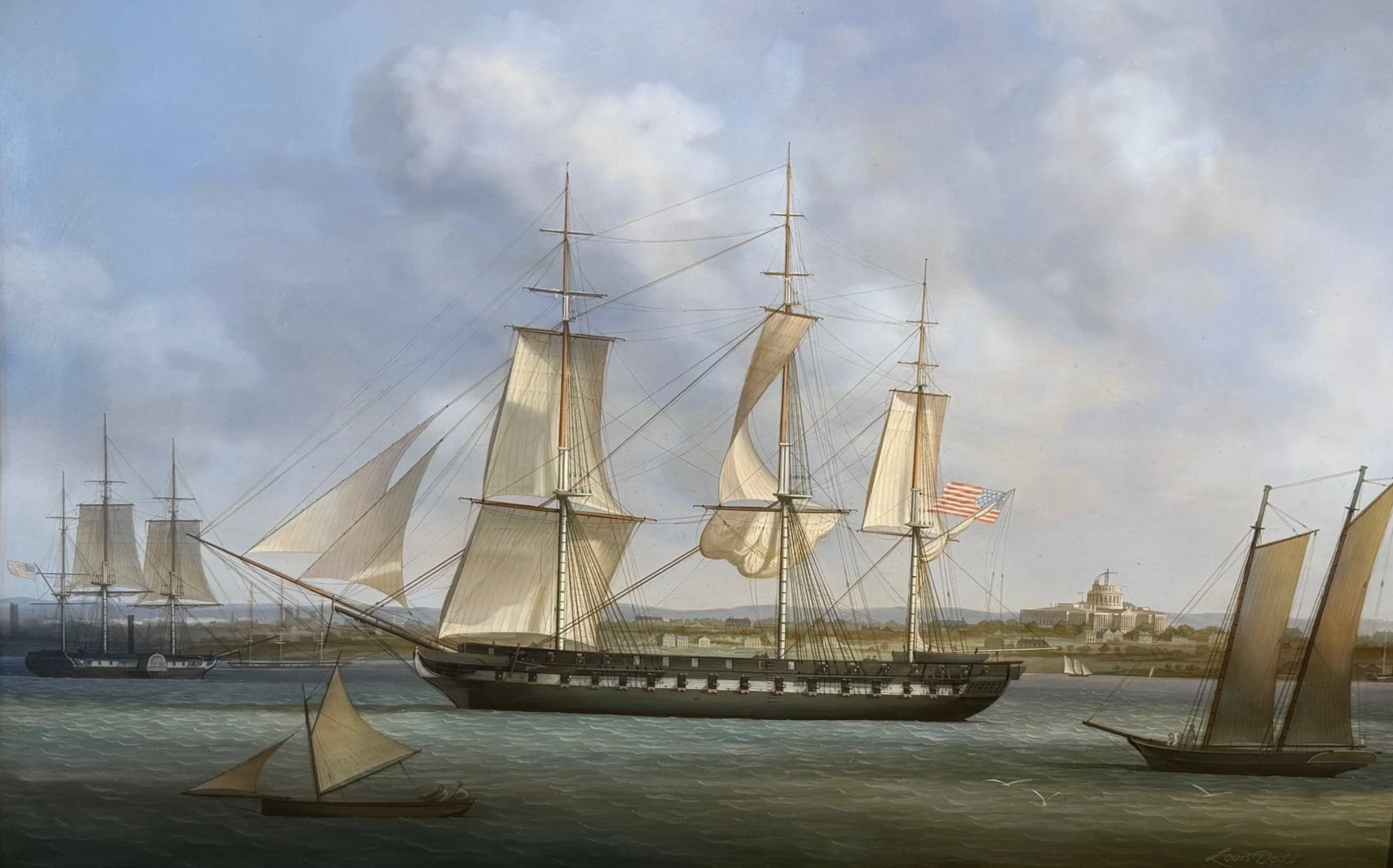 U.S. Frigate POTOMAC in Washington, D.C., 1860