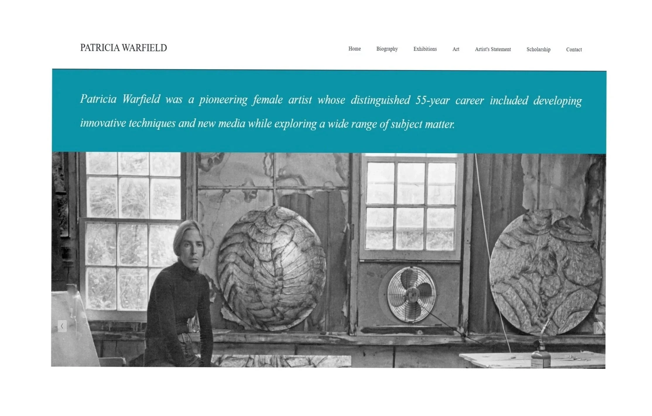 Patricia Warfield (1939-2016) - Introducing a new website highlighting her artwork spanning over fifty years