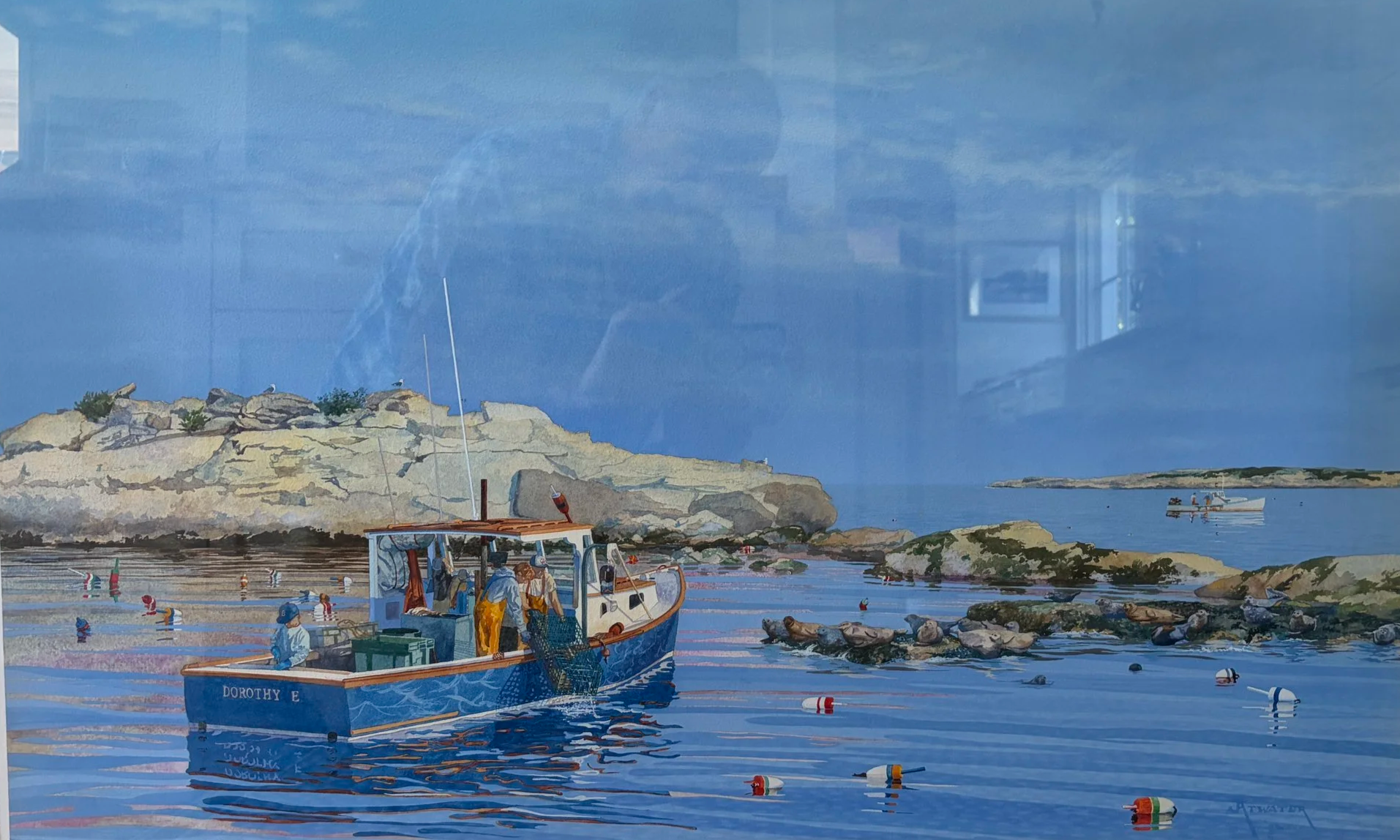 Lobstering in the Hypocrities off Rutherford Island, Maine