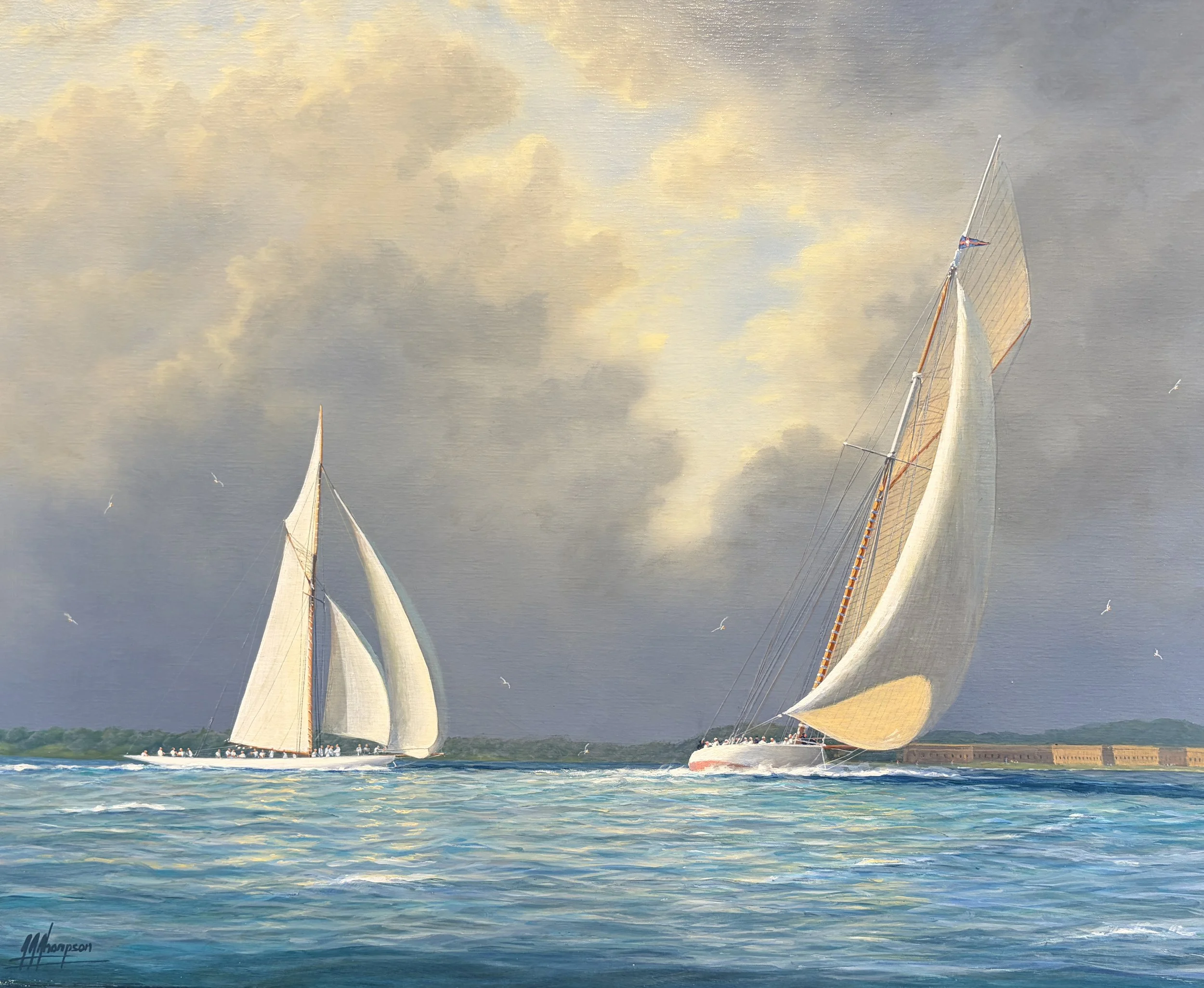 View Original Oil Paintings by Leading Marine Artist Tim Thompson