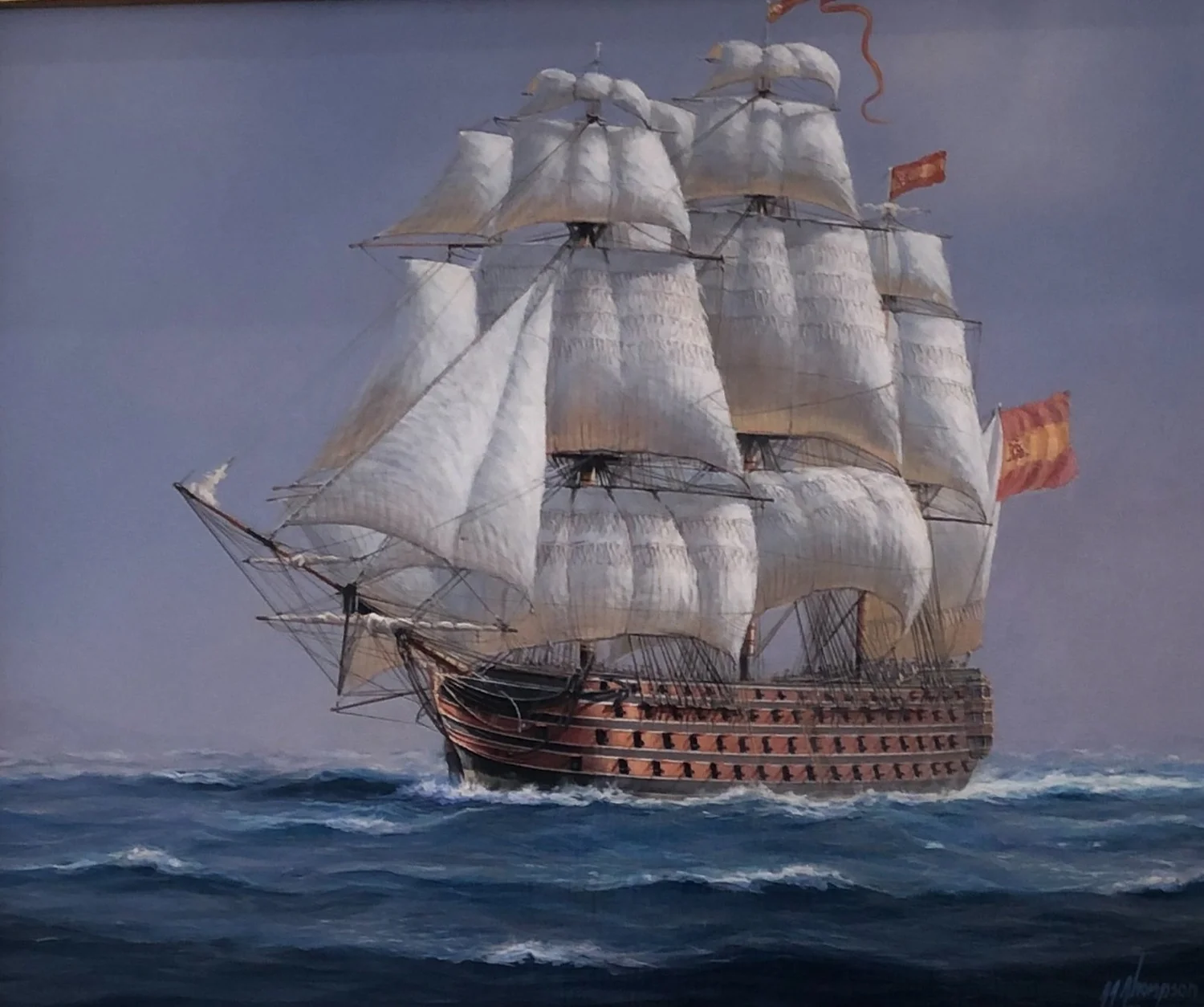 Spanish First-Rate Ship of the Line SANTISIMA TRINIDAD, 1769 — J ...