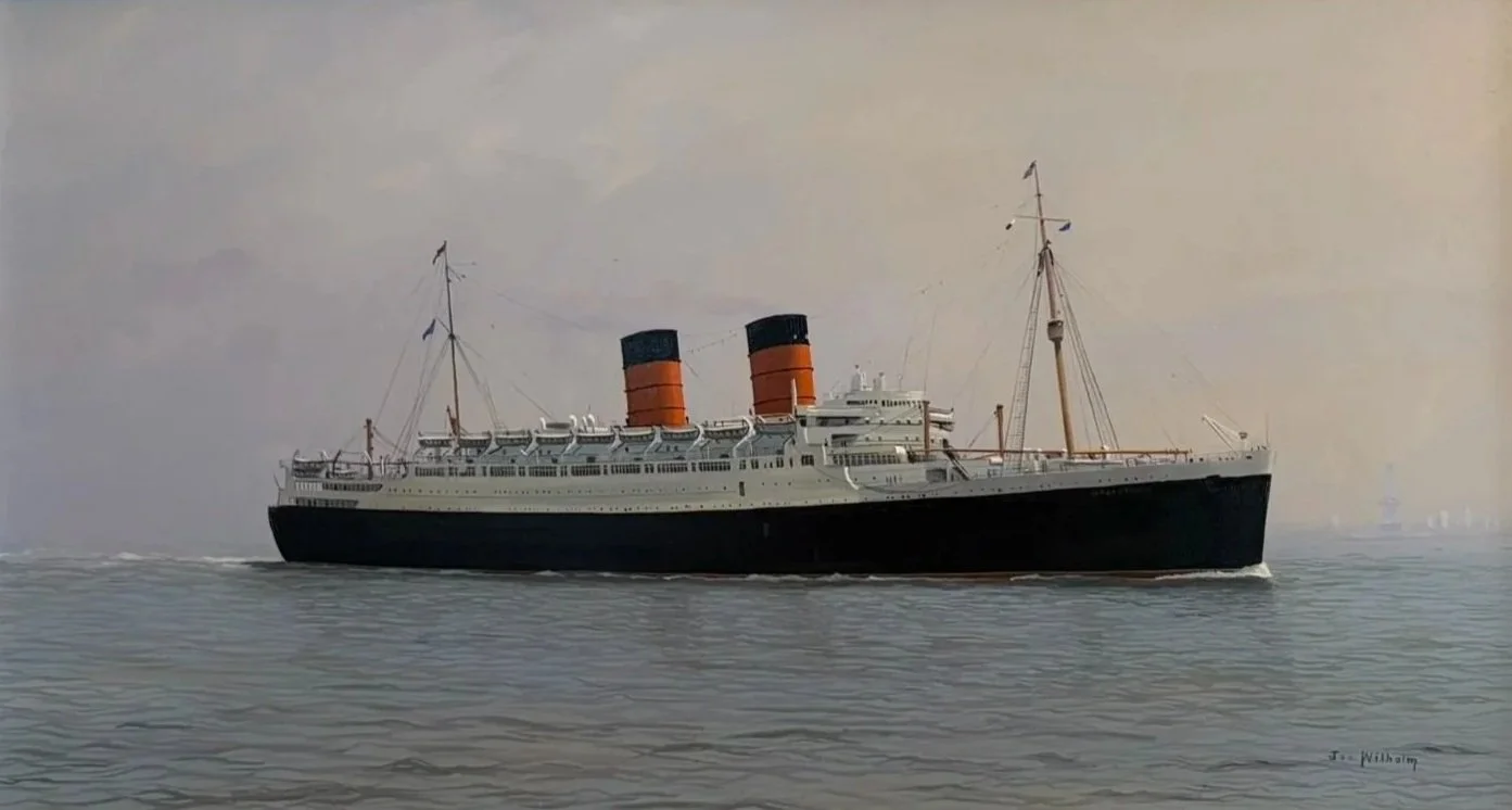 Cunard Liner R.M.S. MAURETANIA II, 1939