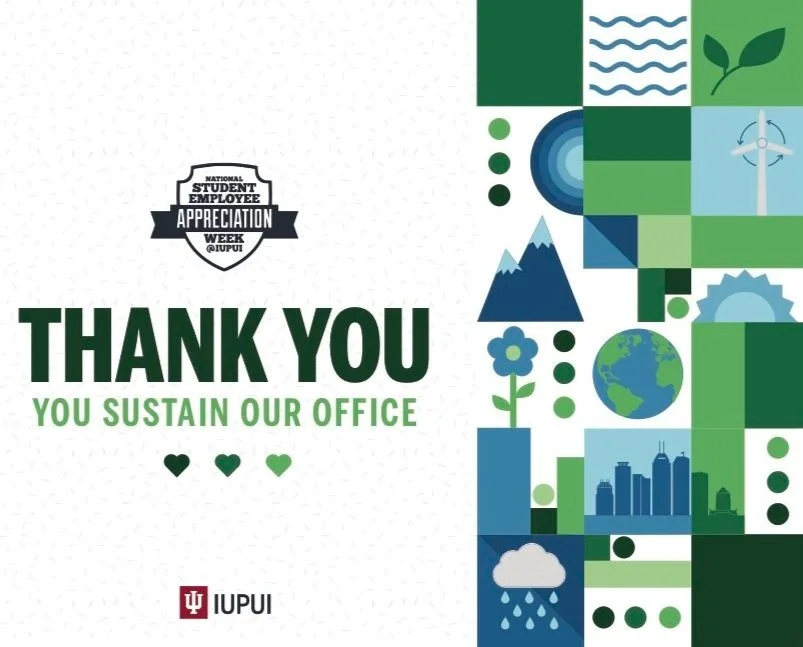 IUPUI National Student Appreciation Week - Thank You Postcards