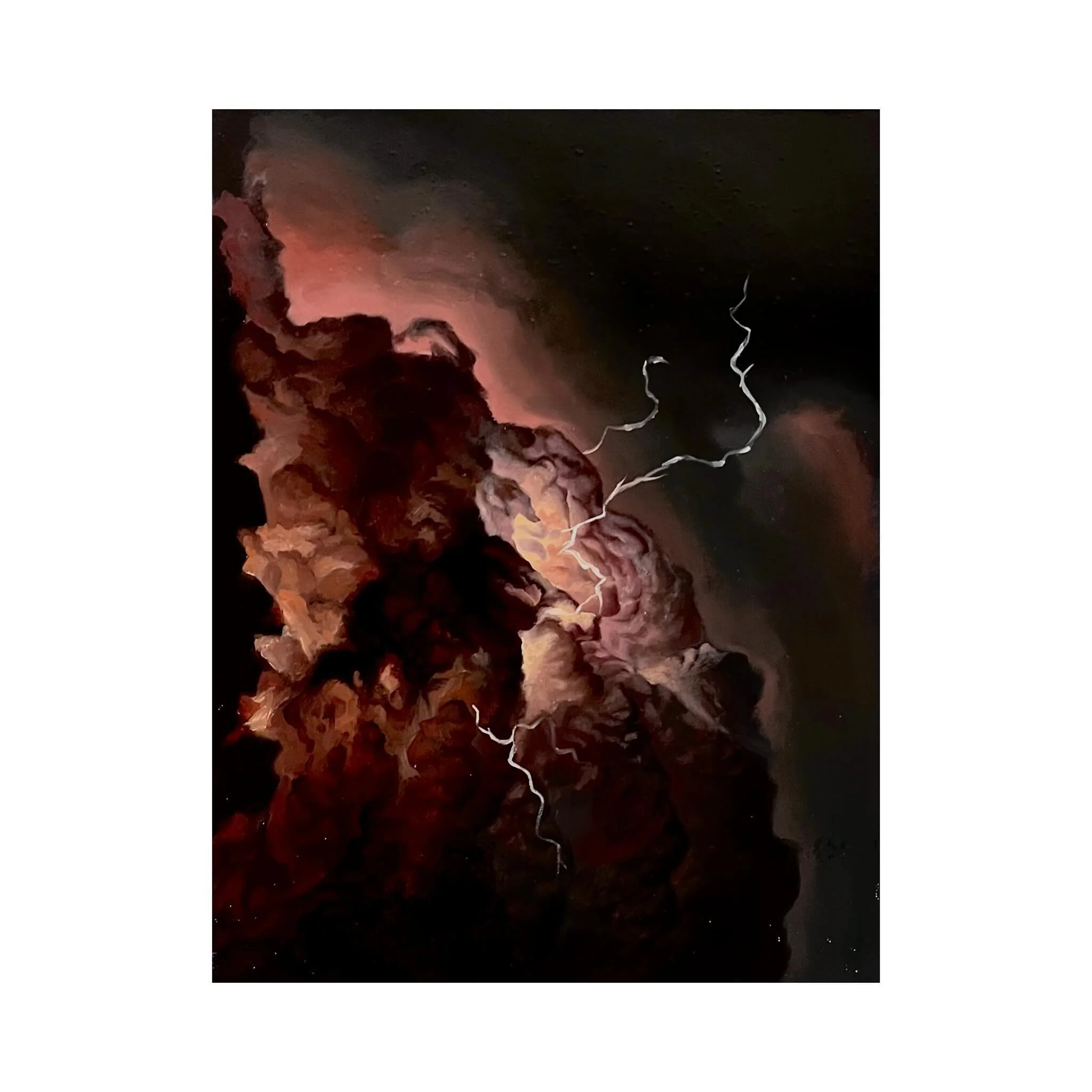 &ldquo;storm cloud&rdquo; // 18 x 24 in oil on canvas // this was the first painting i did after graduation and i HATED it at first. now that i&rsquo;m back in the swing of things and taken a break from looking at it, it&rsquo;s not so bad. a fresh s