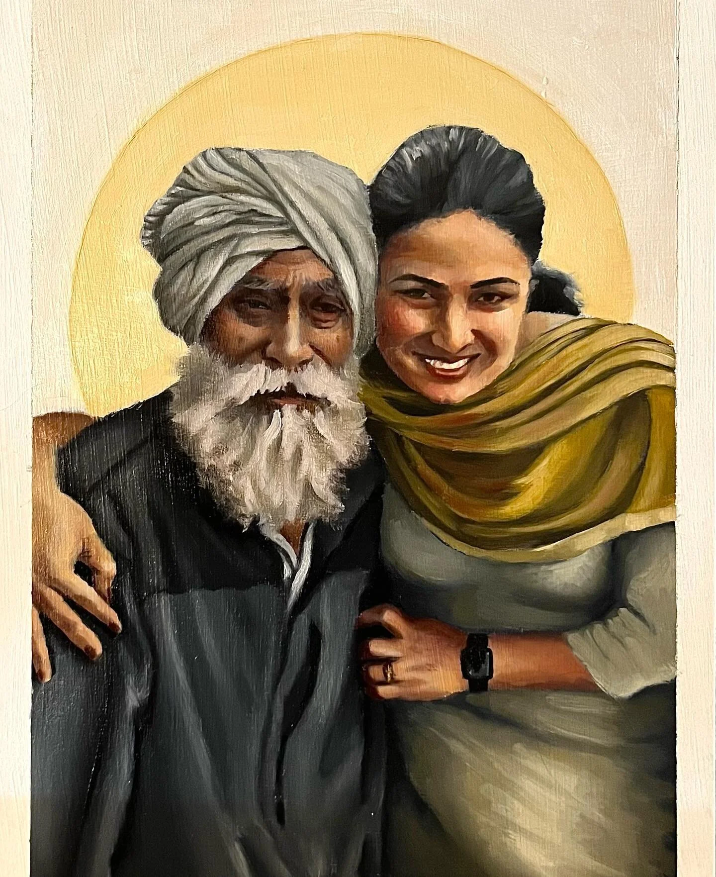 i love portrait commissions of loved ones that have passed, it&rsquo;s always good to know i&rsquo;m helping to bring comfort in someone&rsquo;s time of grief. if a picture says a thousand words, a painting says a million! // 9 x 12 in oil on paper
-