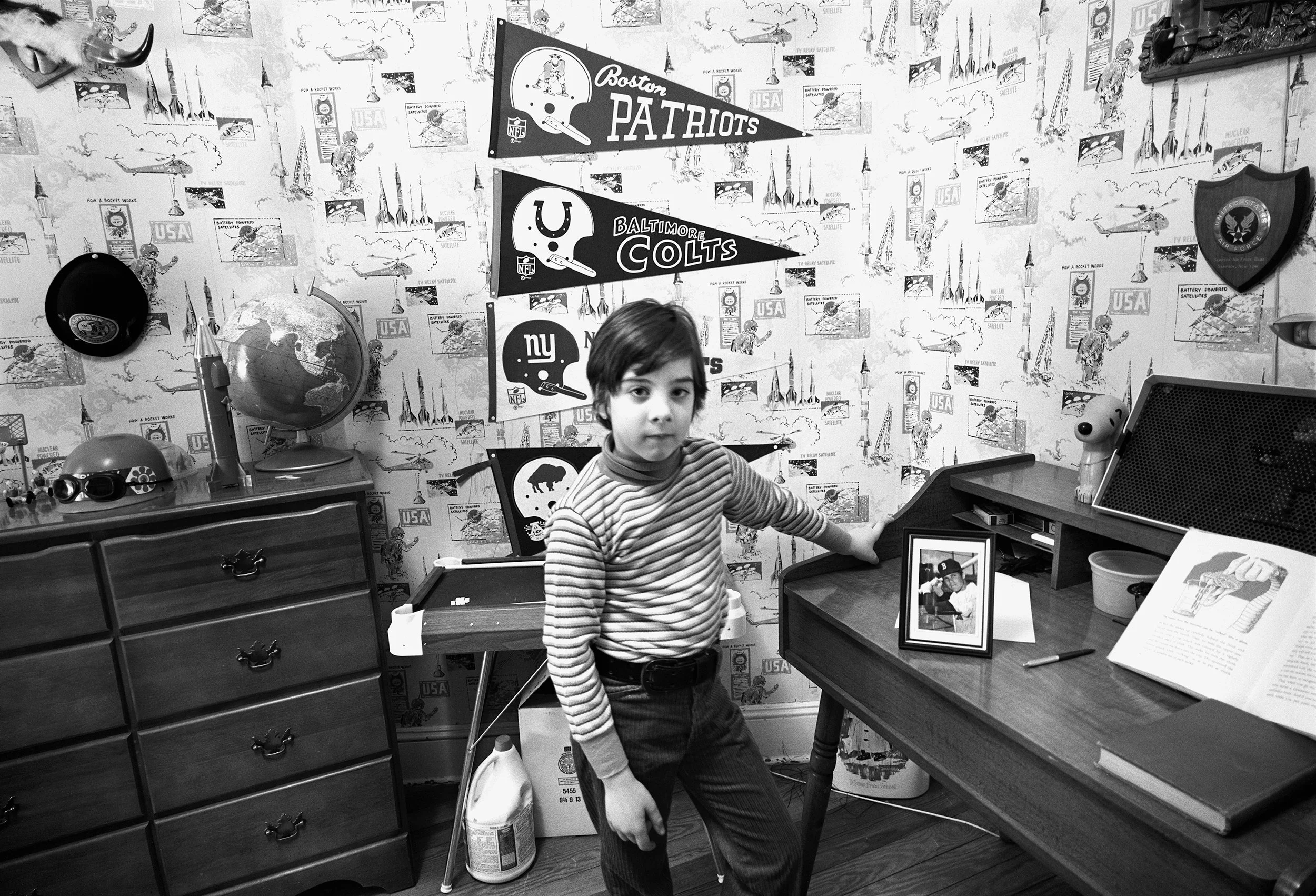 Adam, His Room, New Bedford, MA, 1971