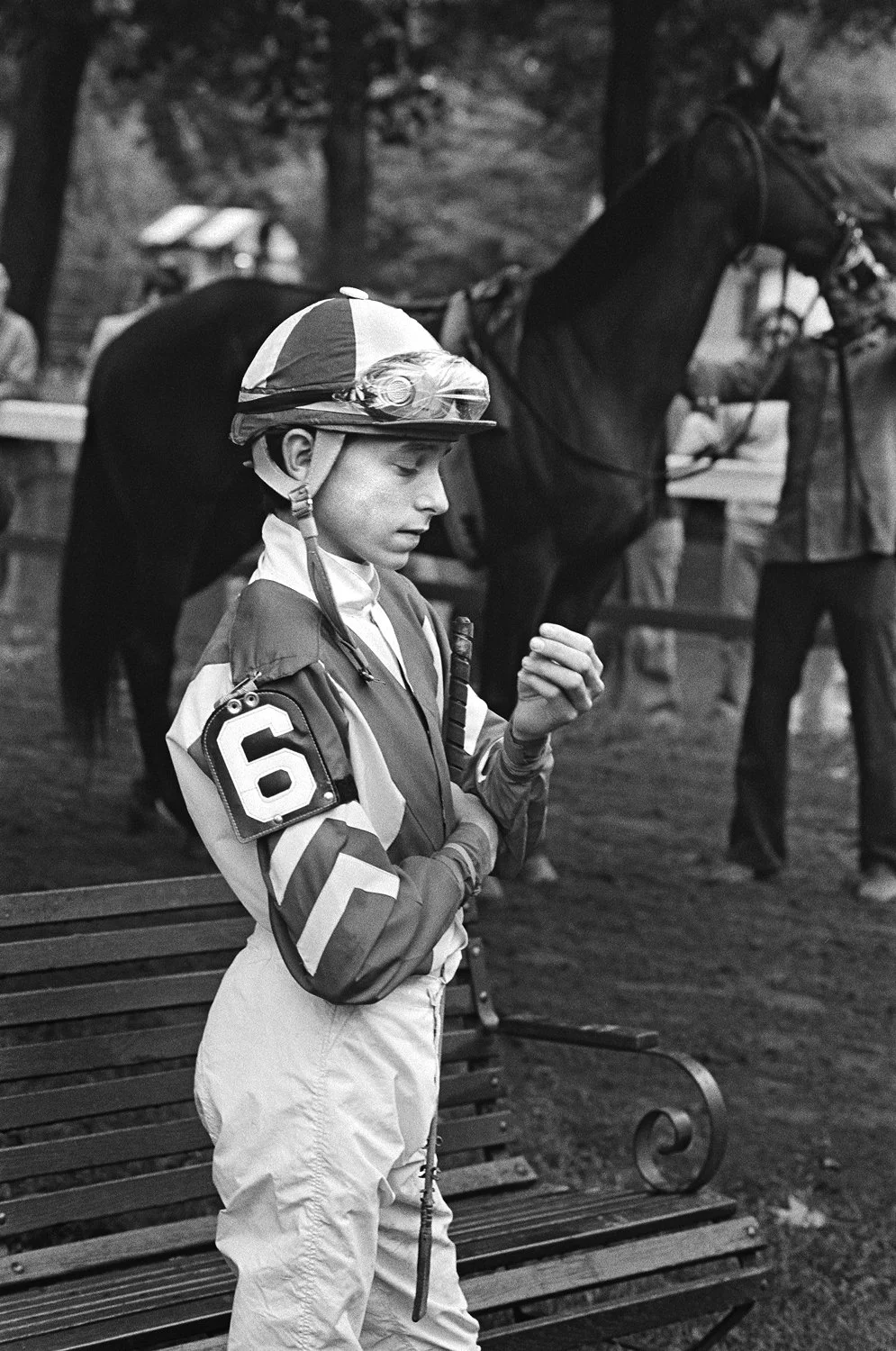 Steve Cauthen, Saratoga Race Course, Saratoga Springs, NY, 1977