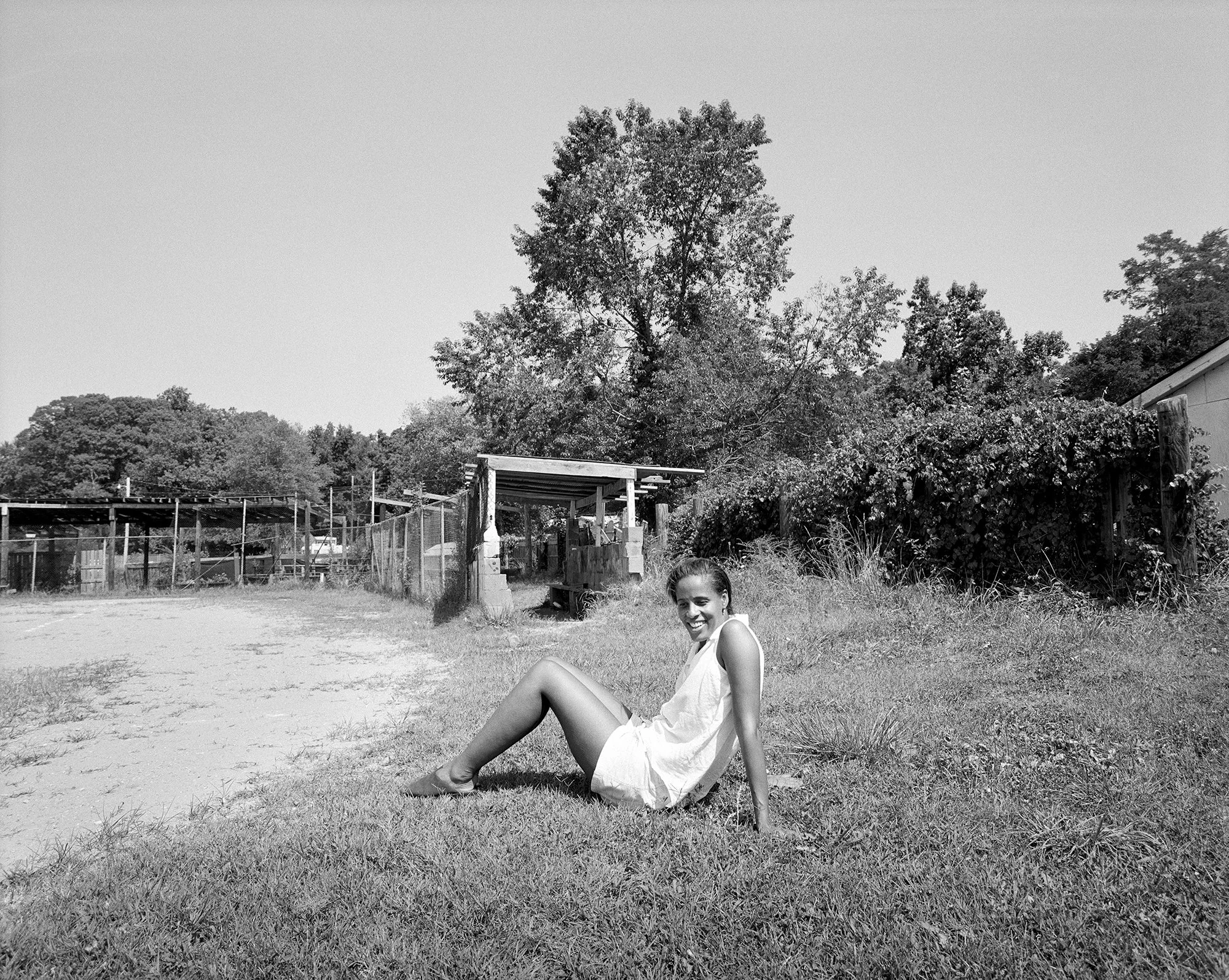 Leslie, lounging behind Proctor’s Inn, Waldorf, Maryland, 1997