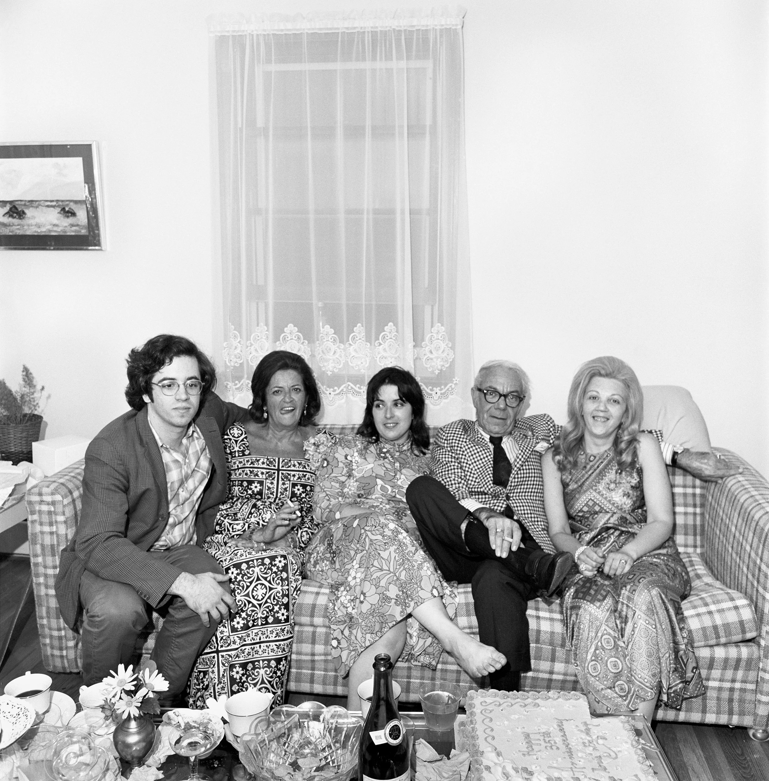 Self Portrait with Family, Dartmouth, MA, 1972