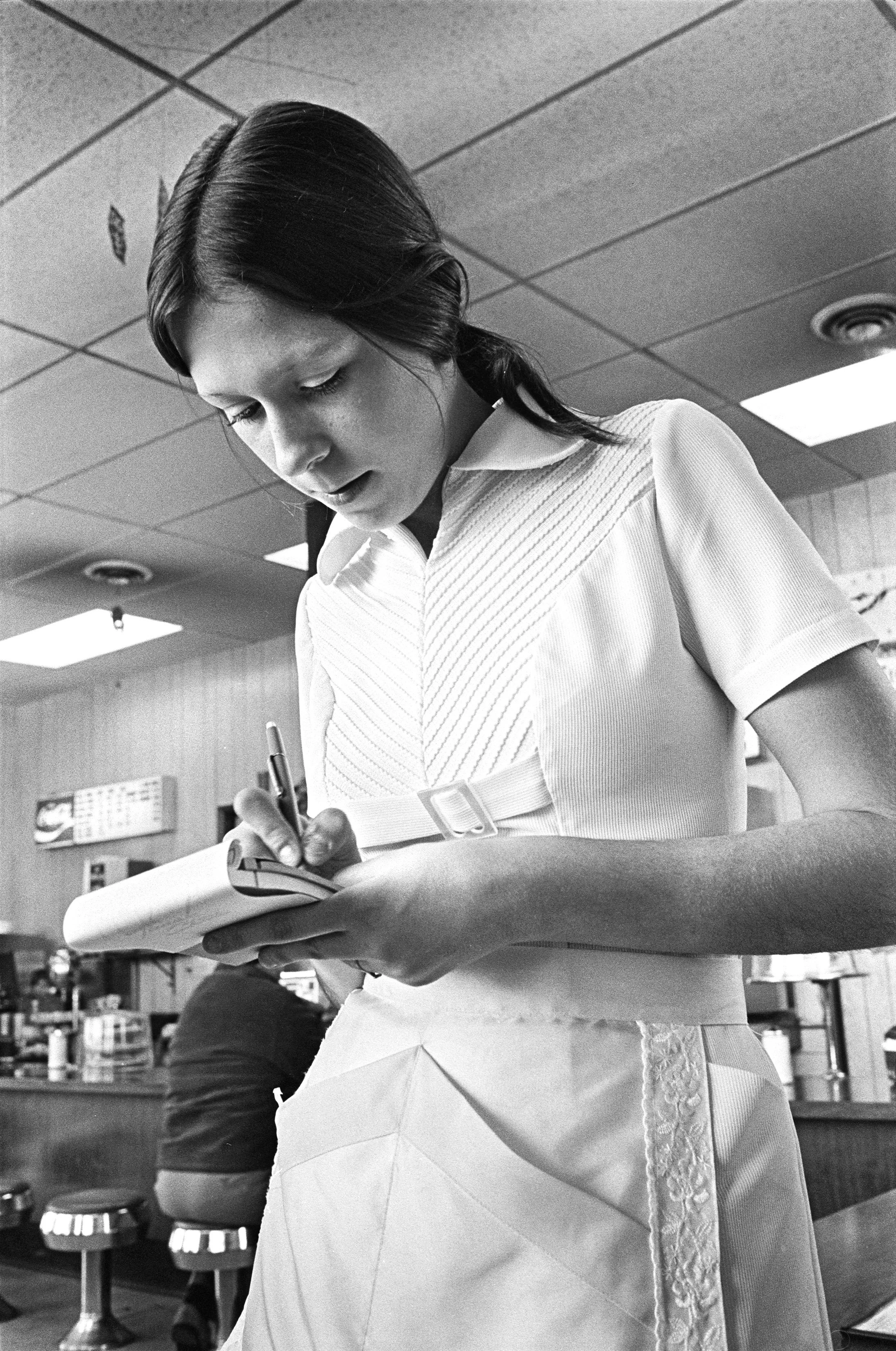 Waitress, Diner, Western MA, 1974