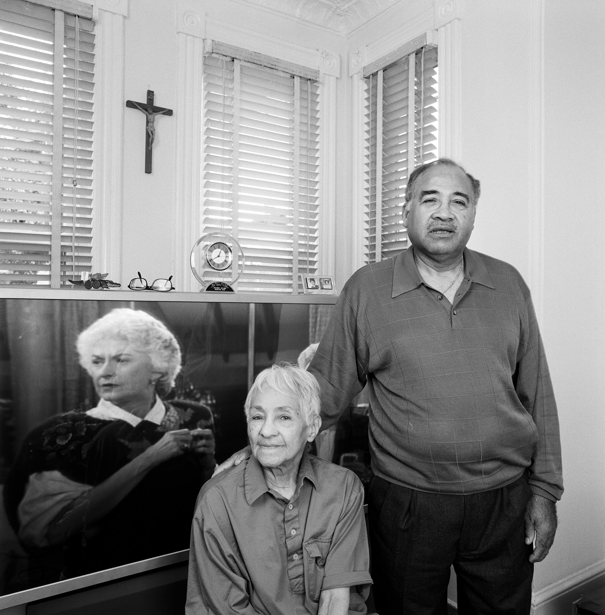 Ruth and Sonny (and Bea Arthur), Ruth's living room, Northeast, DC, 2003