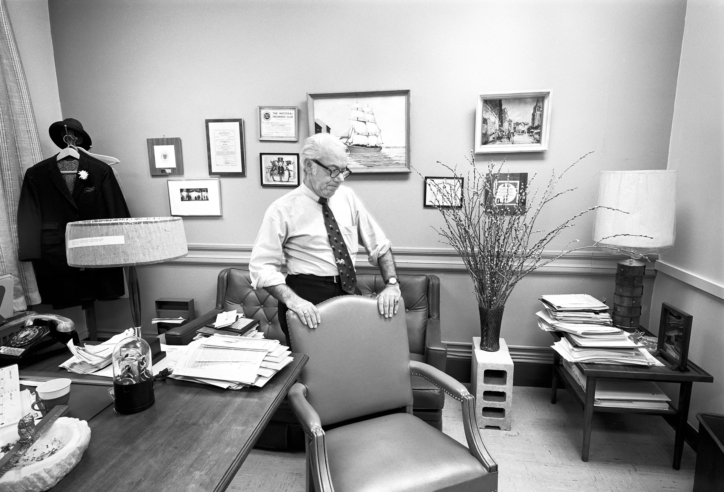 Dad, His Office, Boston, MA, 1971